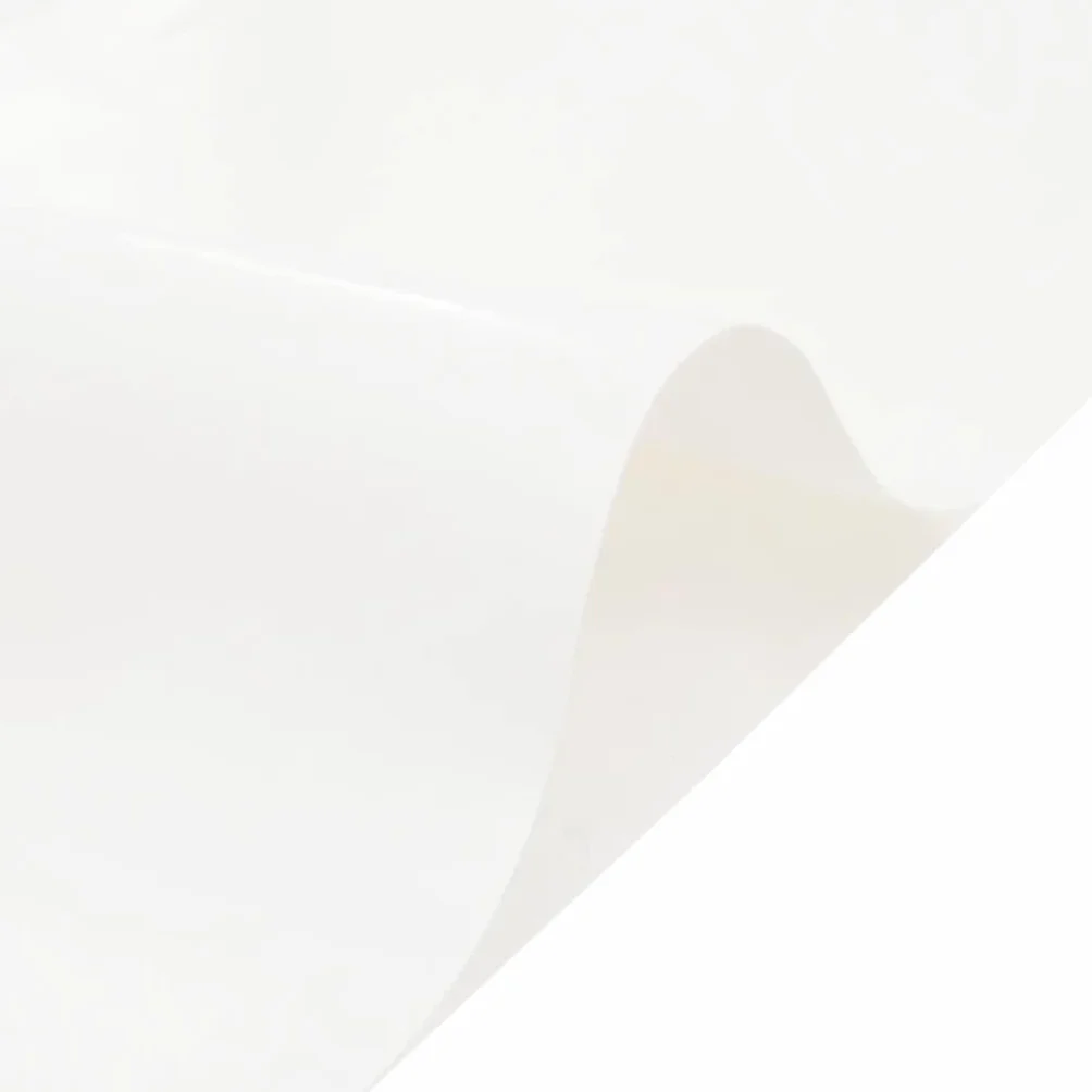Telone bianco in tela con rivestimento in PVC, 2 x 3 m, 650 g/m², antistrappo, impermeabile, resistente ai raggi UV, resistente alle intemperie, con occhielli, per giardino, campeggio, auto