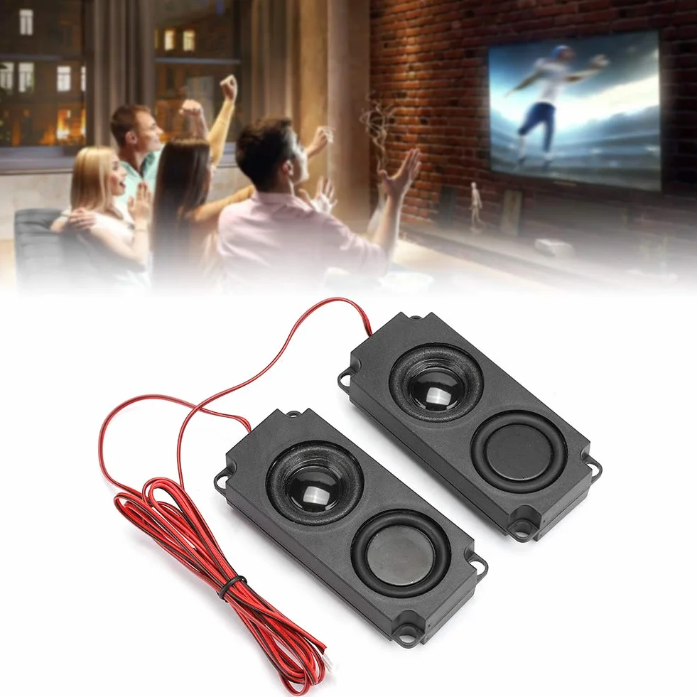 Altoparlante Stereo da 8Ω 5W 40mm Cavità Magnetica Doppio Altoparlante Altoparlante Doppio Cono Audio Portatile Per Bassi Pesanti Per Monitor TV