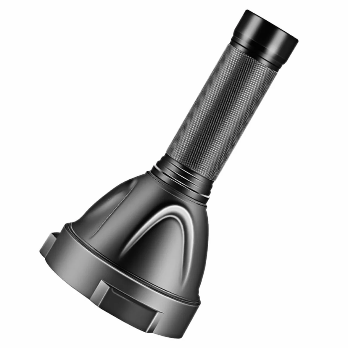 Operitacx Torcia LED Ricaricabile Portatile e Resistente All'acqua 5000mah in Lega di Alluminio Lente Convessa e Luce Debole, Torcia da Campeggio per Caccia e Pesca