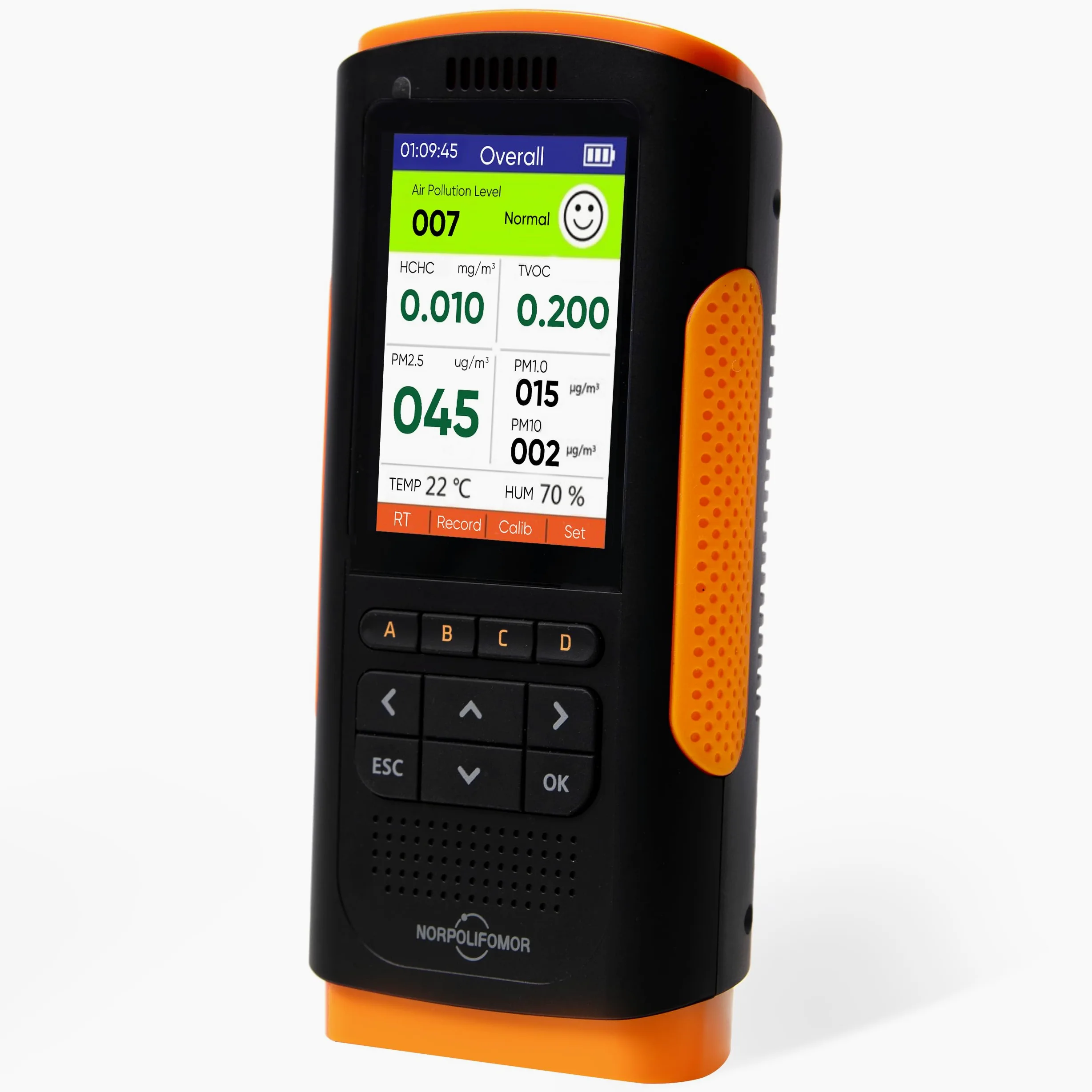Misuratore di qualità dell'aria in tempo reale del tester del monitor del tester di trattamento della formaldeide, soluzione di rimozione della formaldeide TVOC Misuratore di
