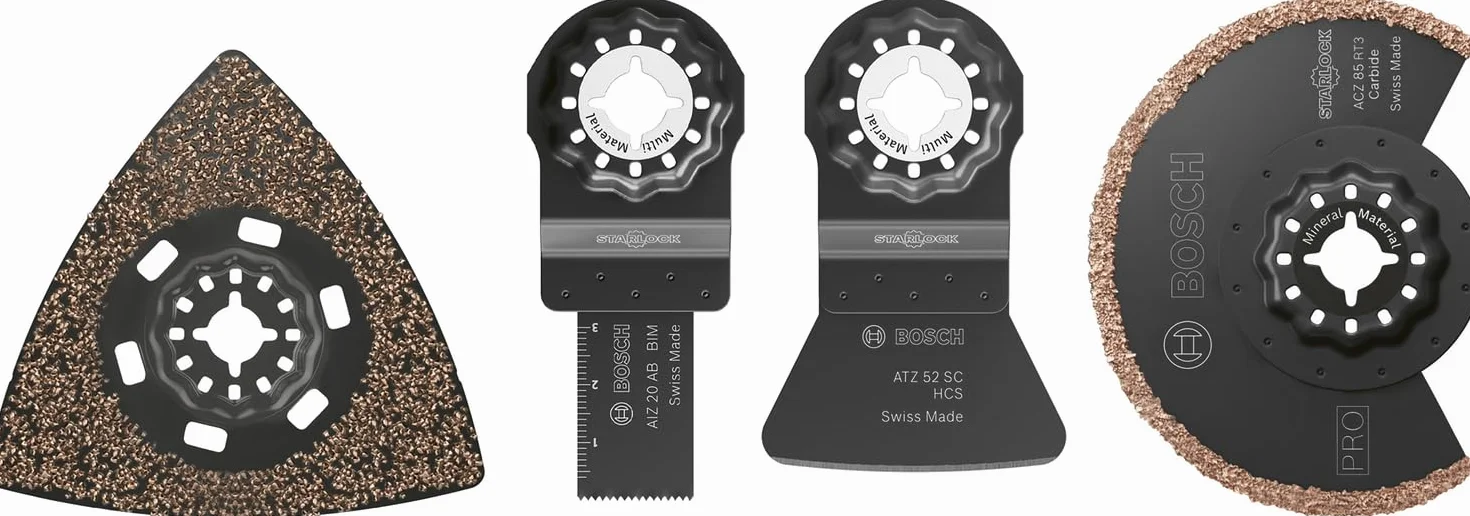 Bosch Set 4X per piastrellatura 134 x 104 mm accessorio multicutter