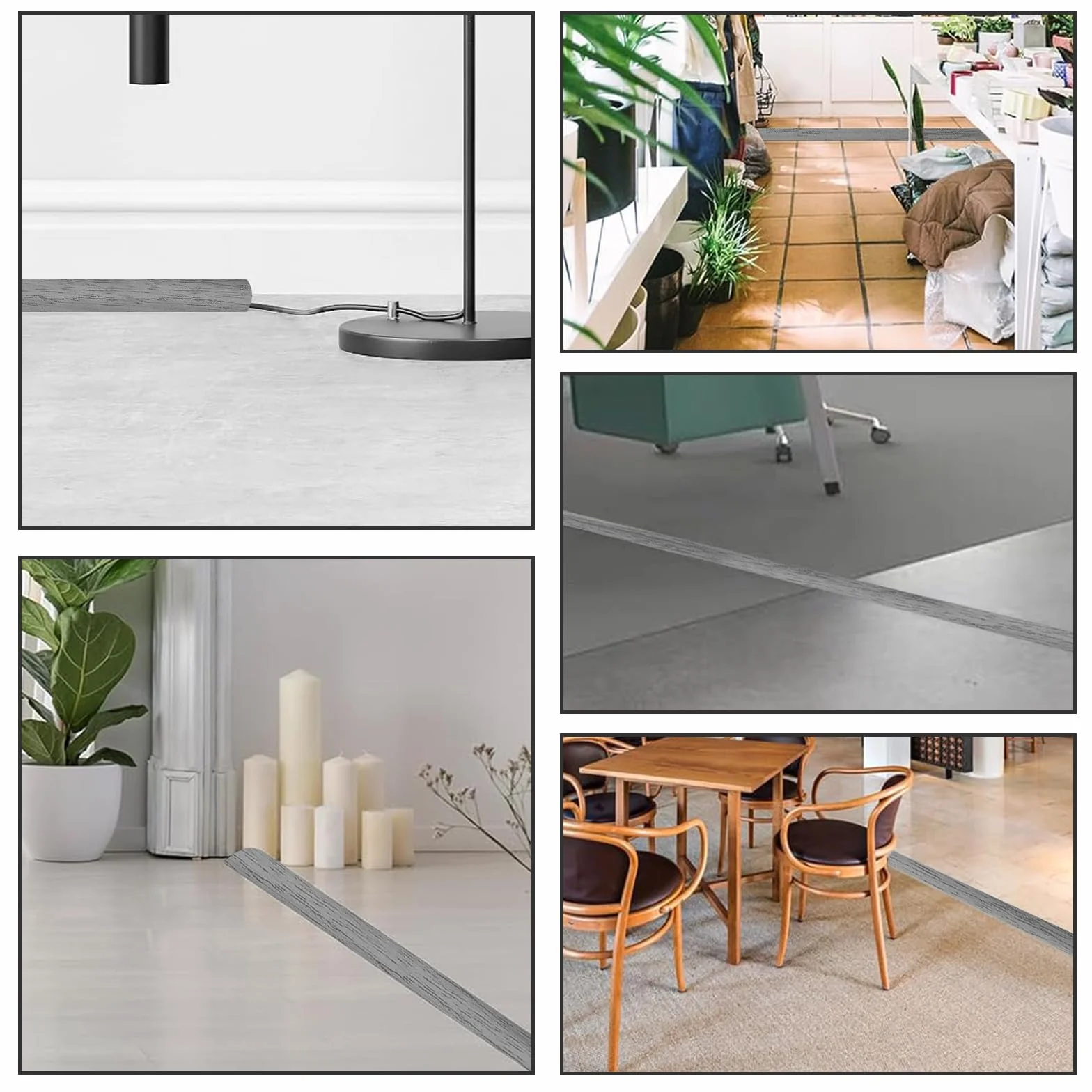 Canalina per cavi autoadesiva in PVC 3 cm x 300 cm flessibile