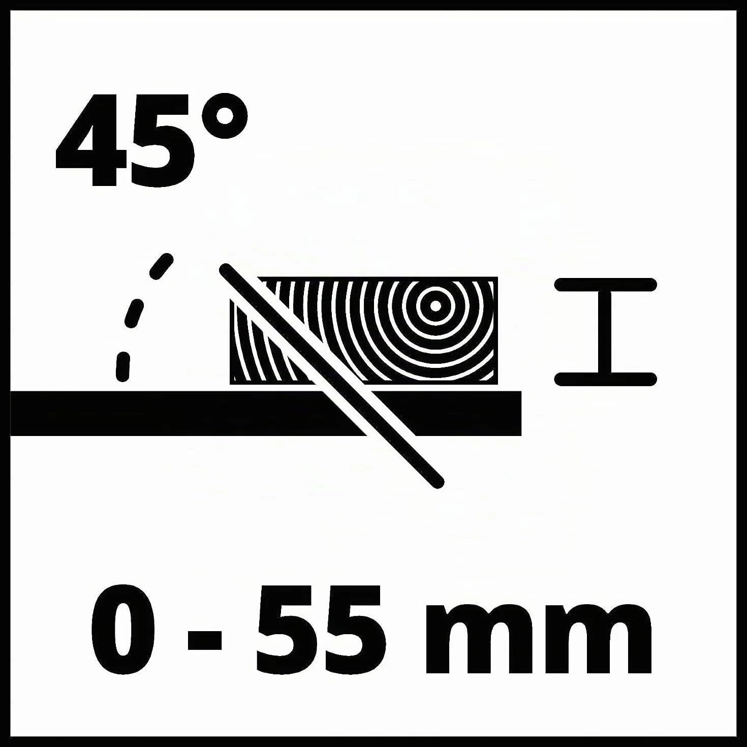 Einhell Sega circolare da banco TC-TS 2225 U (max. 2.200 W, avvio graduale, guida parallela/angolare, lama inclinabile, regolazione in altezza fino a 80 mm, prolunghe)