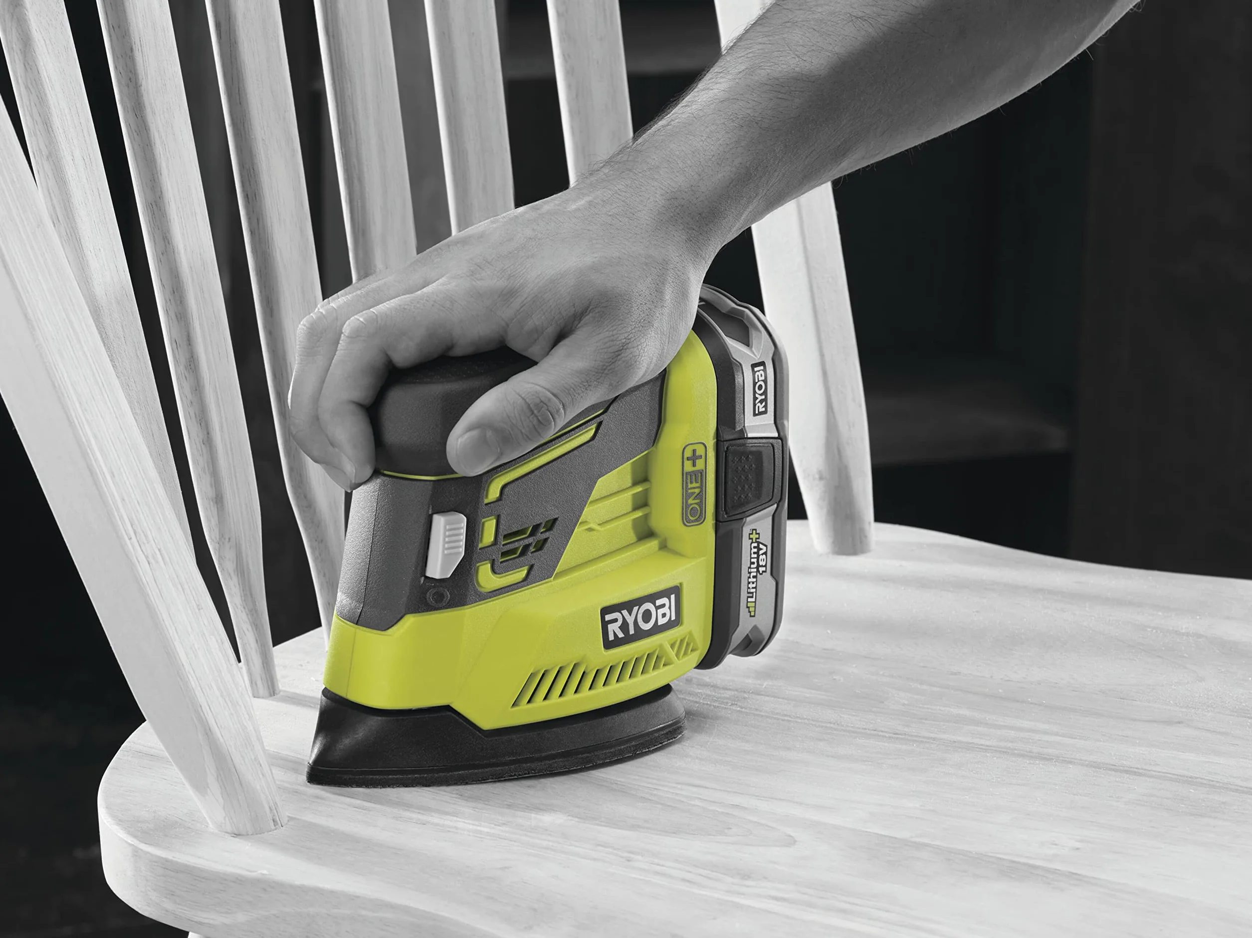 Levigatrice orbitale Ryobi R18PS-0 a batteria