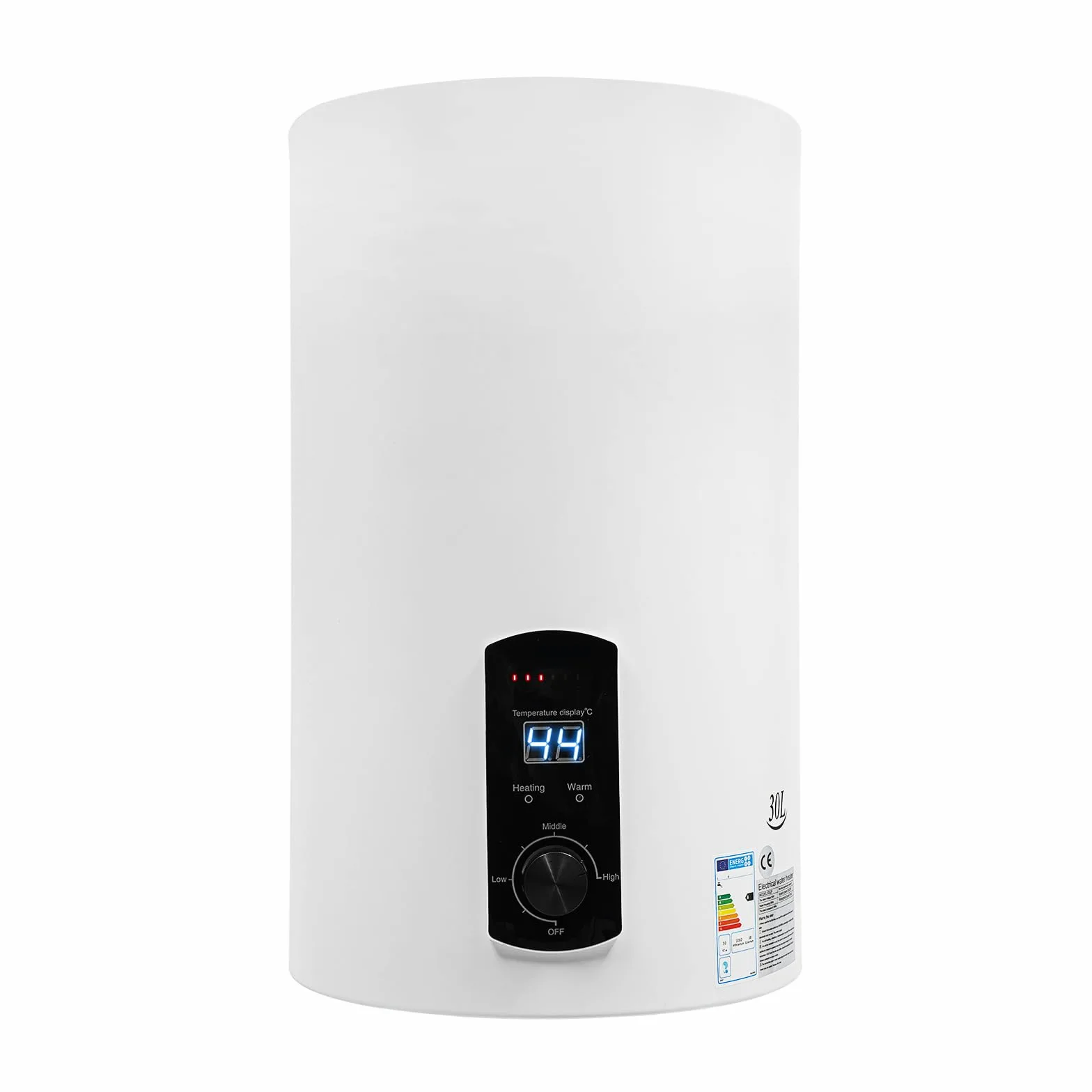 Scaldacqua elettrica da 30 litri, scaldabagno verticale per cucina, bagno, parrucchiere