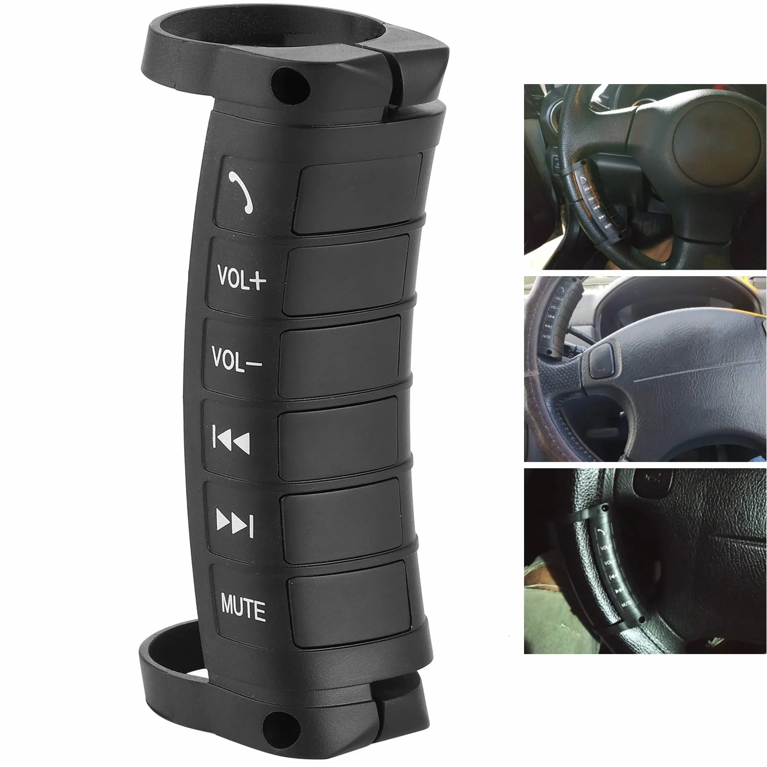 Pulsante al volante Telecomando multifunzione Navigazione 2 Din DVD Controller Universale