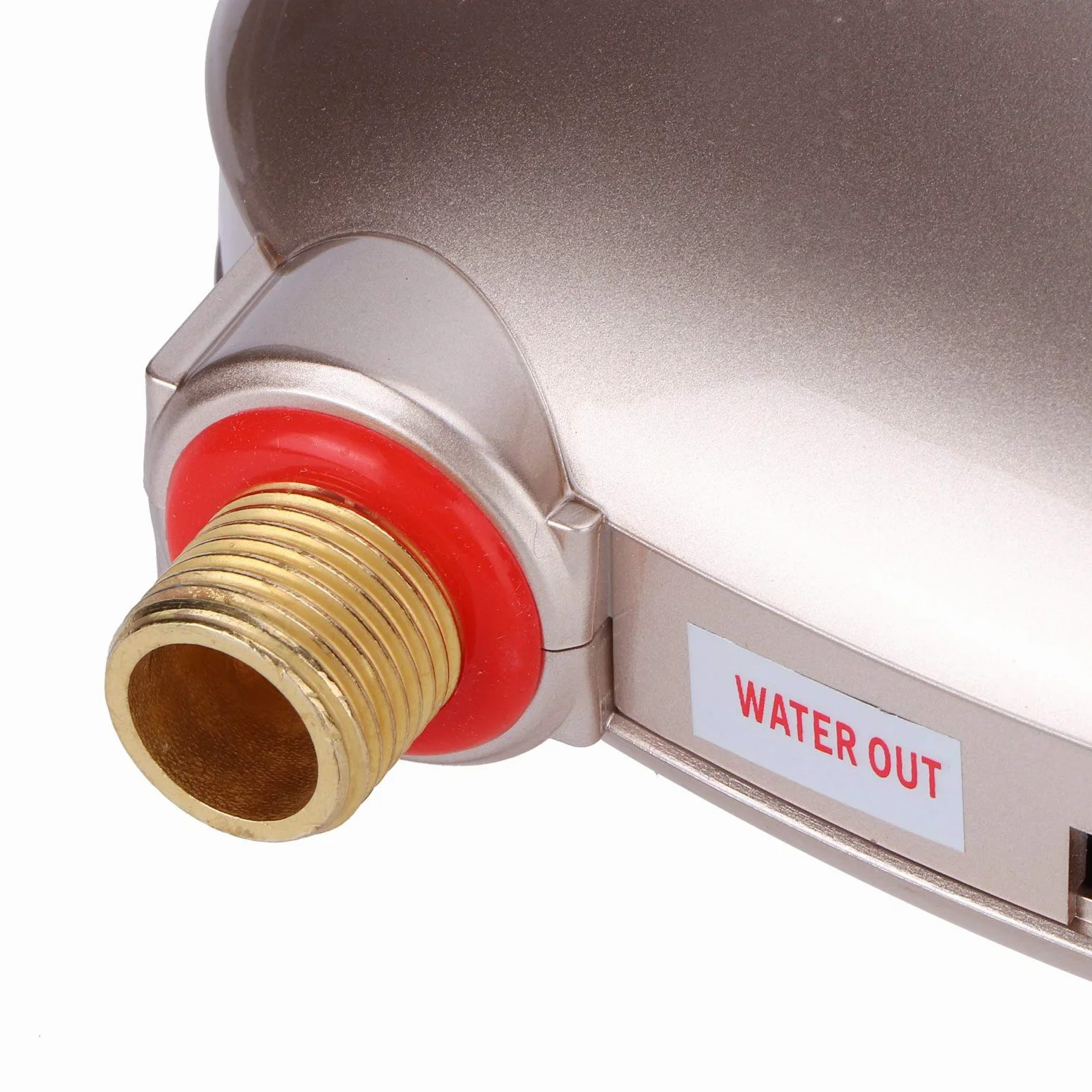 Alomejor Water Heater 6500W, High Efficiency (GOLD) | Raccordi in ottone durevoli, visualizzazione della temperatura in tempo reale, installazione ecologica e facile, sensori di