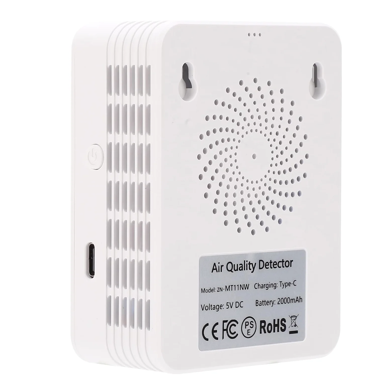 Rilevatore di CO2 per Interni, Monitor Multifunzionale della qualità Dell'aria con Display LCD per Serra, Palestra, Ufficio Domestico, Connessione WiFi Smart (#1)