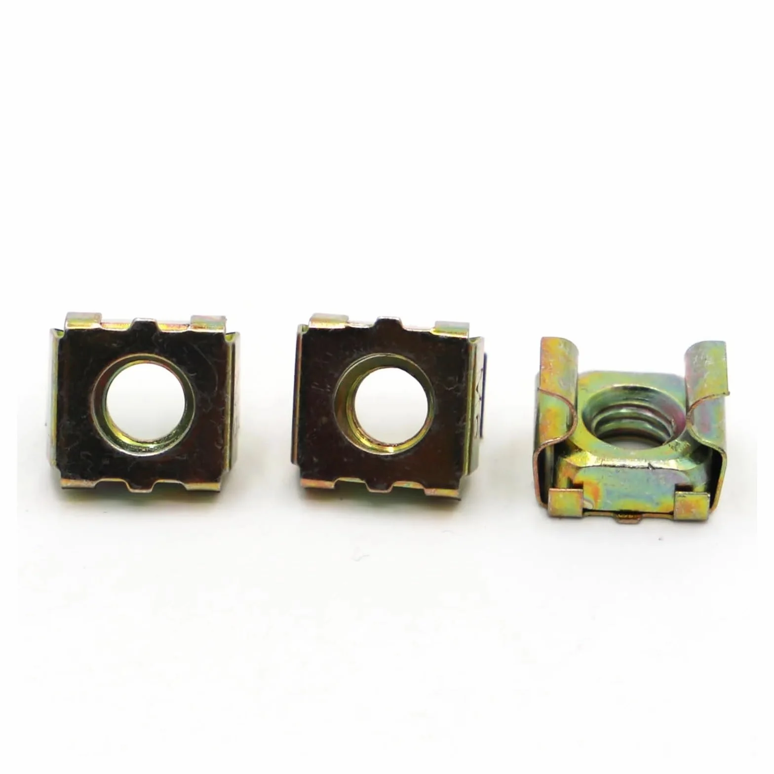 Dadi galleggianti Quartet zincati colorati M4 M5 M6 M8 M10 M12 100 pezzi Cassetta Dado a gabbia