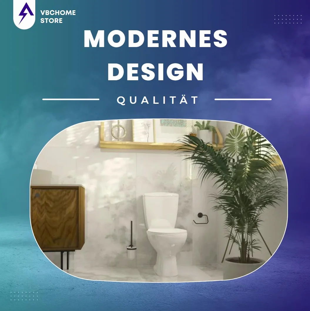 Ceramiczny zestaw WC z sedesem SoftClose, spłukiwanie pionowe
