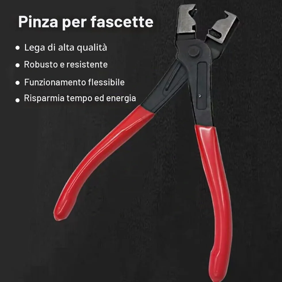 Pinza per Fascette Stringitubo Clic, Pinze Angolari per Collare, Universale Clic-R