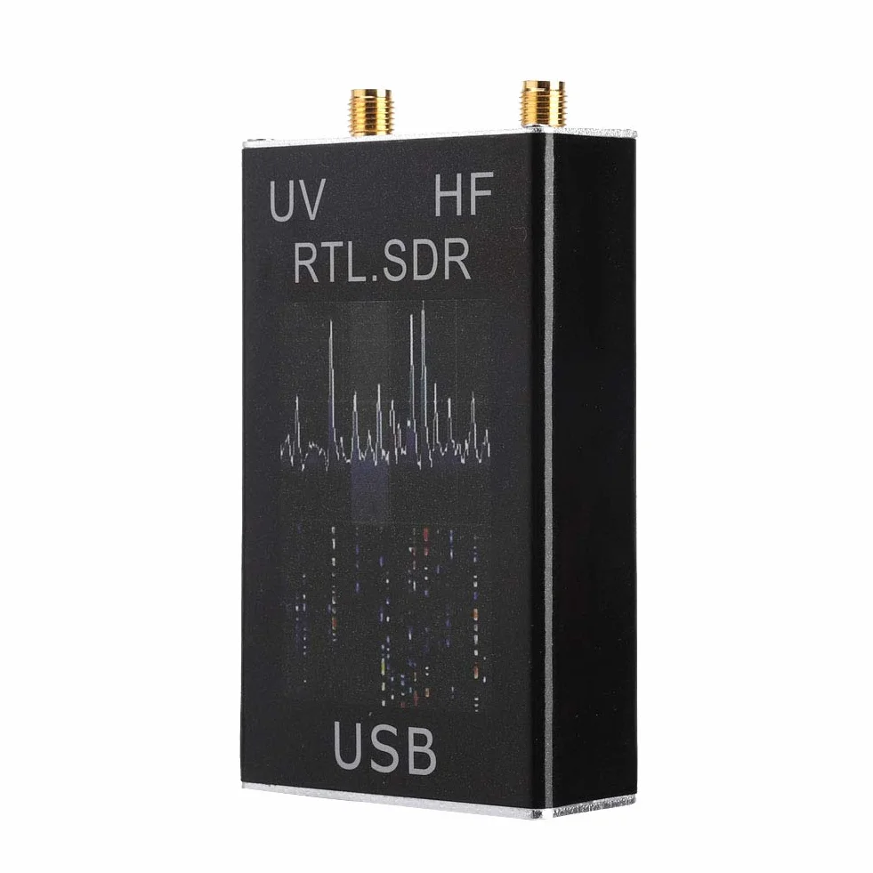 Ricevitore SDR, Ricevitore Sintonizzatore USB SDR U/V HF RTl a Banda Intera da 100 KHz-1,7 GHz/Radio R820T E 8232 USA
