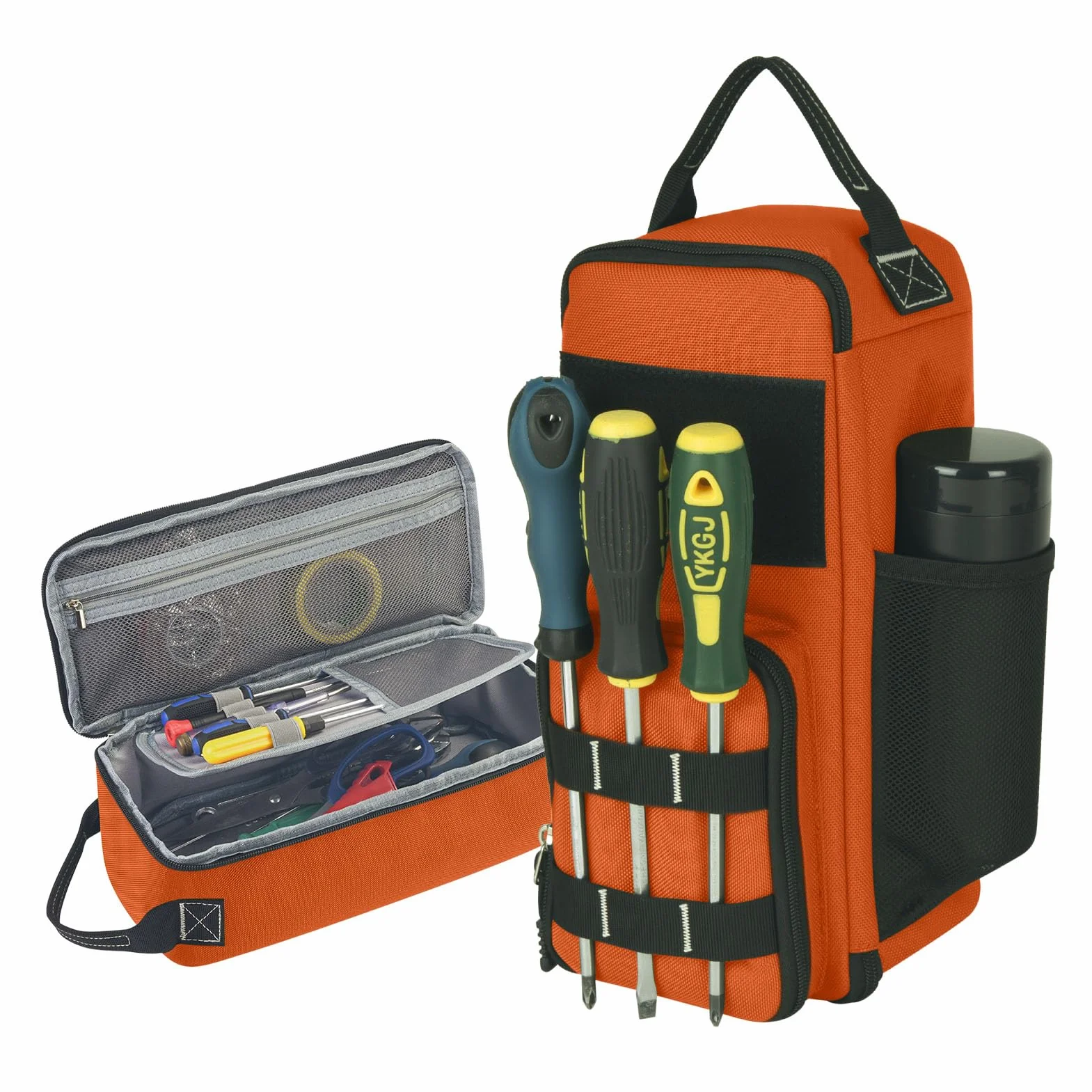 Borsa portautensili tattica, piccola borsa per attrezzi, set organiser impermeabile, antistrappo, per artigiani, elettricisti, meccanici e lavori di riparazione per bicicletta, moto, fai da te