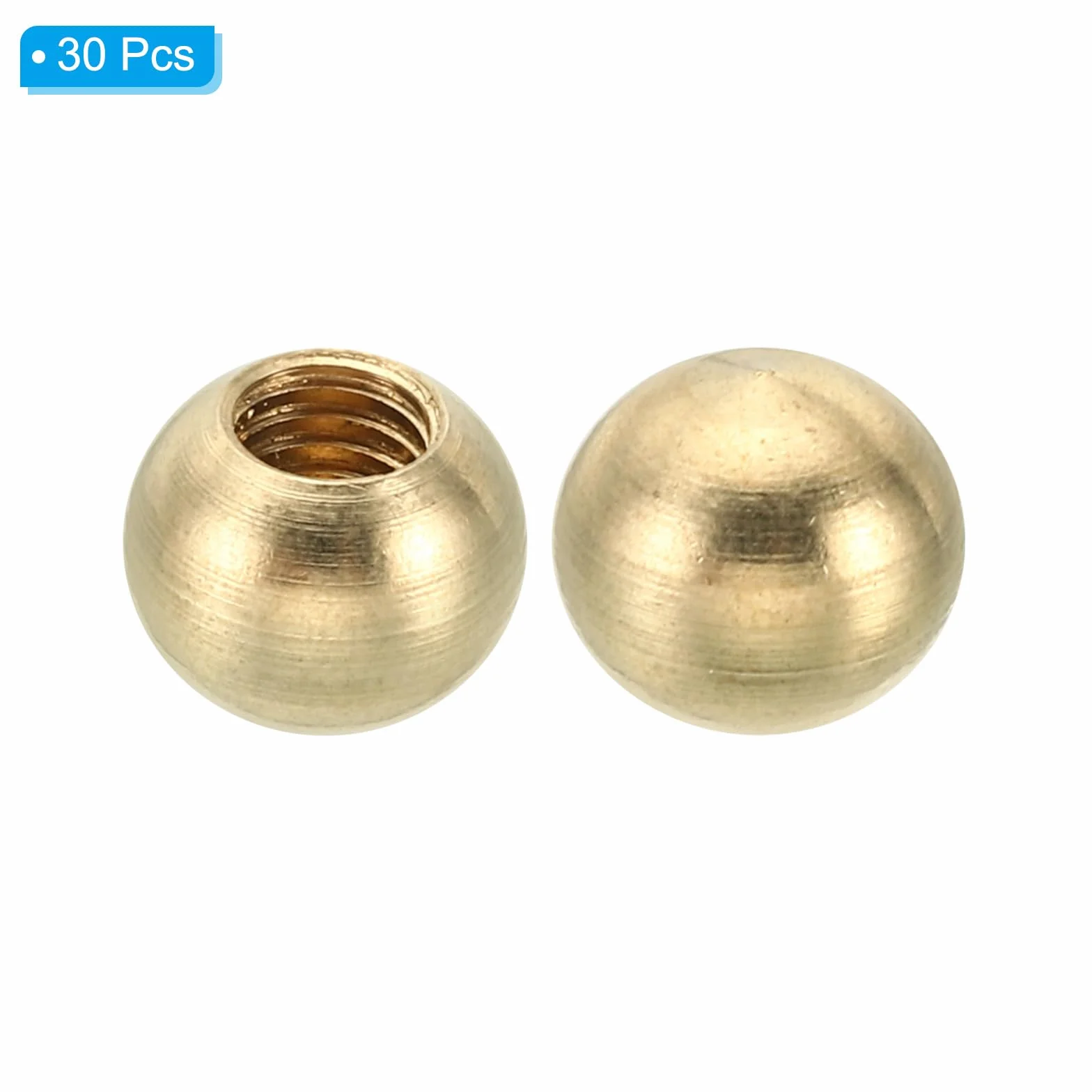 PATIKIL Dado Cieco M6x12mm 30Pz Cappucci Copri-Dado Ottone Filettatura per Decorazione Lampada