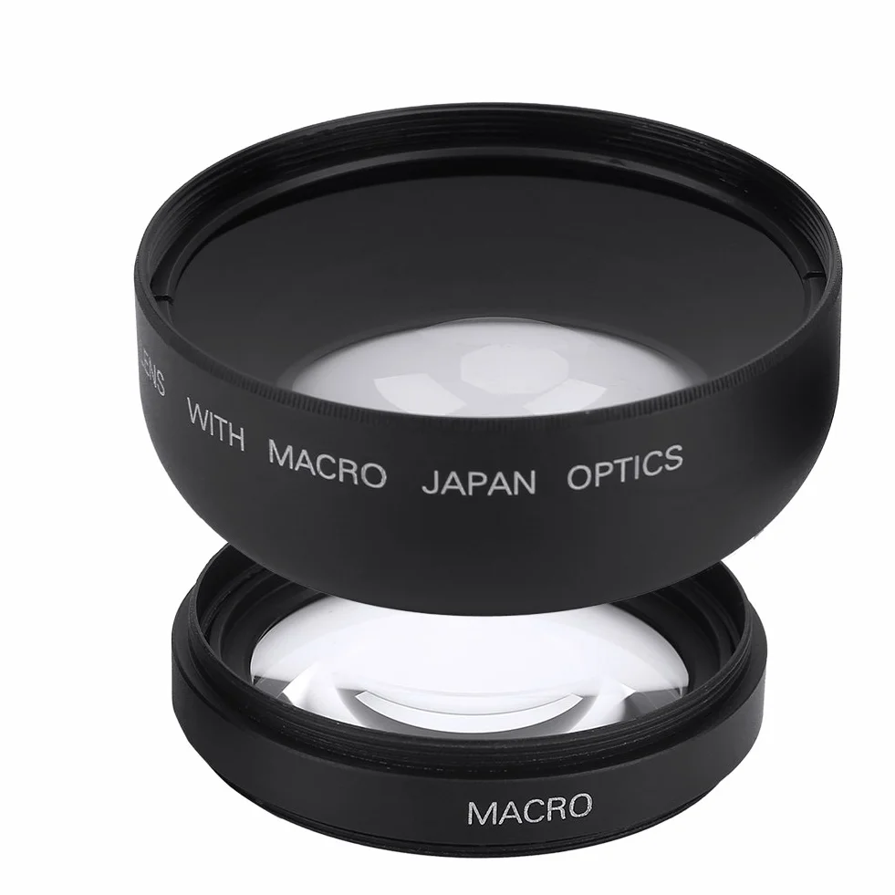 VBESTLIFE Kit obiettivo 52 mm 0,45 x grandangolare + macro, conversione universale per per per Camera