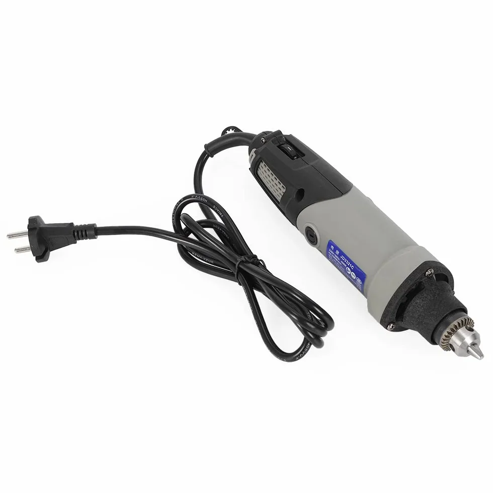 Levigatrice diritta elettrica 400W a 6 velocità, 5000-28000 giri/min, rettificatrice per intagliare, tagliare, lucidare
