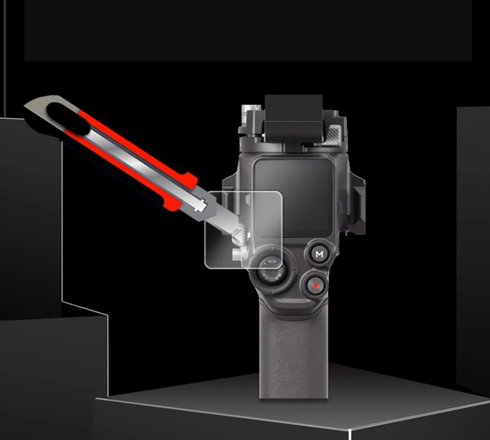 Kepuch Protezioni Schermo per DJI RS4 / DJI RS4 Pro - Vetro Temperato 2 Pacchi