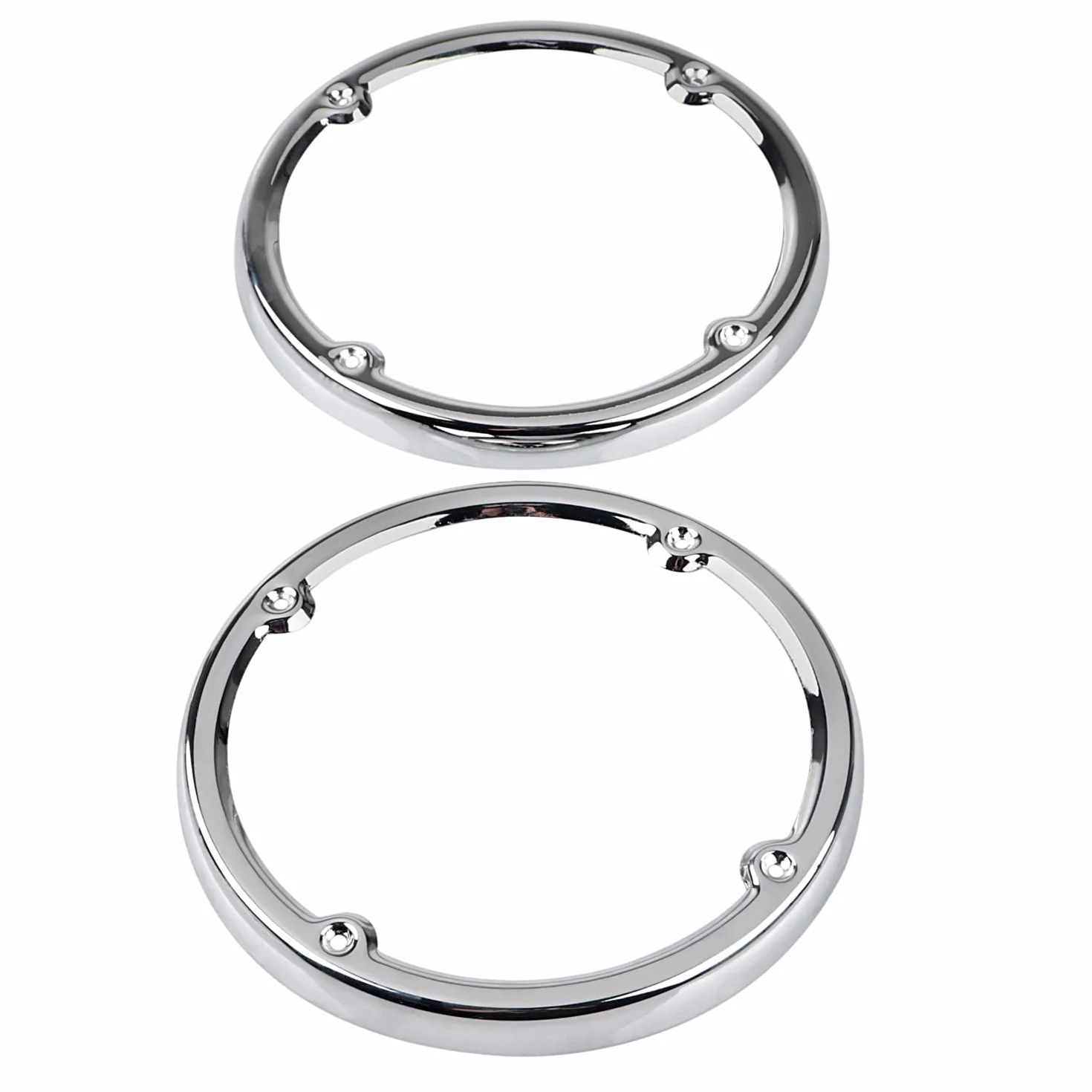 Cromo Tour Pak Altoparlante Posteriore Griglia Accenti Cornici Trim per Harley Touring FLHTCU FLHTK FLHTCUTG 2014-2023