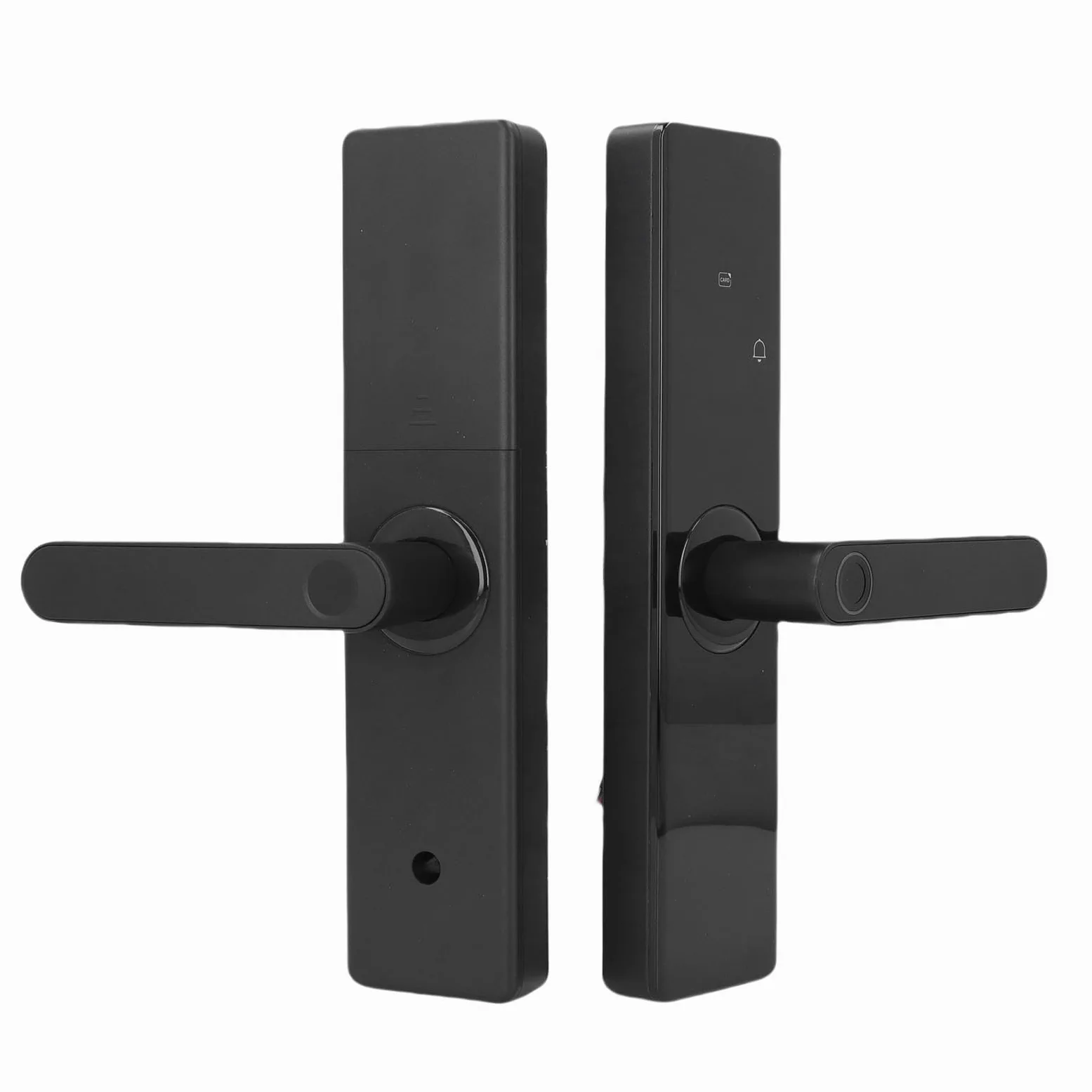 Serratura Digitale Intelligente per Porta, Tastiera Touchscreen Biometrica, Codice di Accesso, Senza Chiave, per Porta in Legno, Riconoscimento a 360 Gradi, Controllato App, Cilindro di