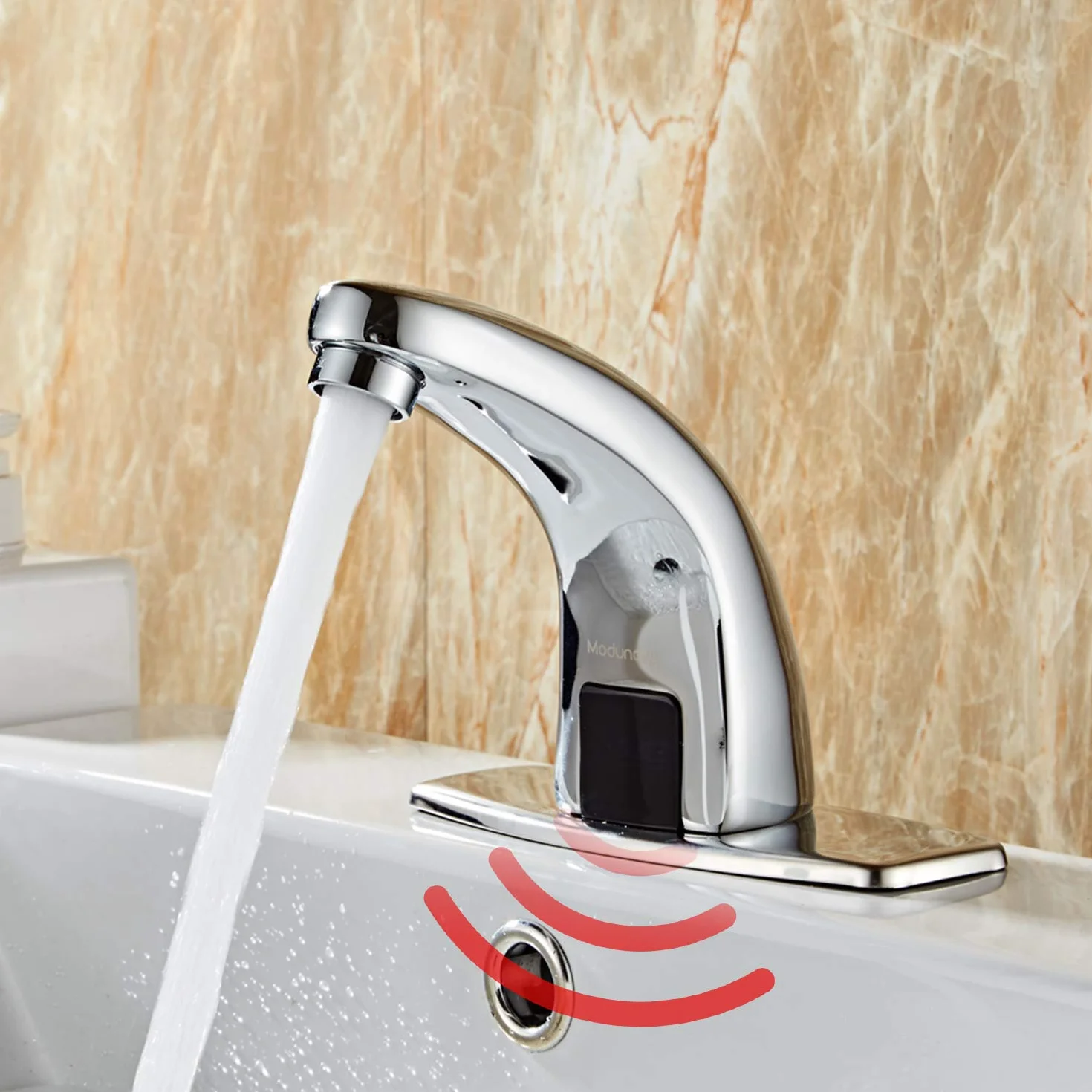 Rubinetto Automatico Touchless con Sensore ad Infrarossi per Lavandini Bagno