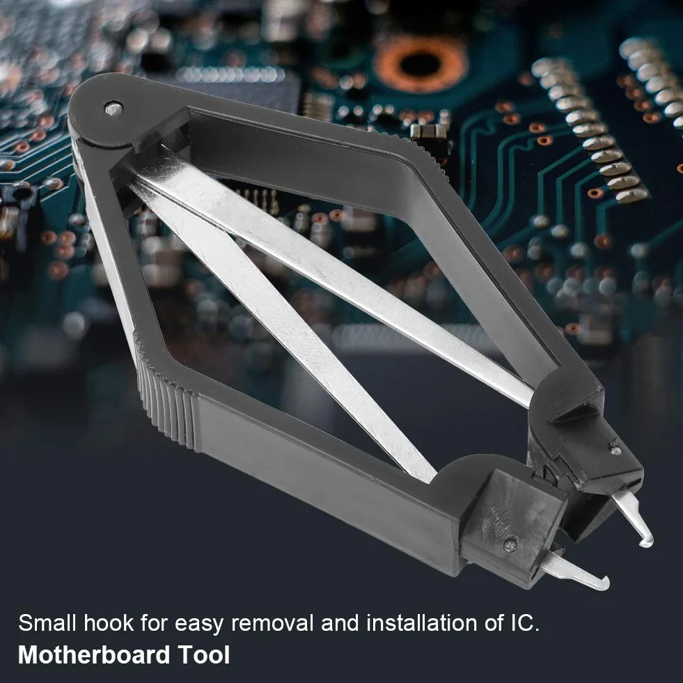 Strumento Rimozione Chip IC in Acciaio Inossidabile 105 mm Estrattore per Scheda Madre