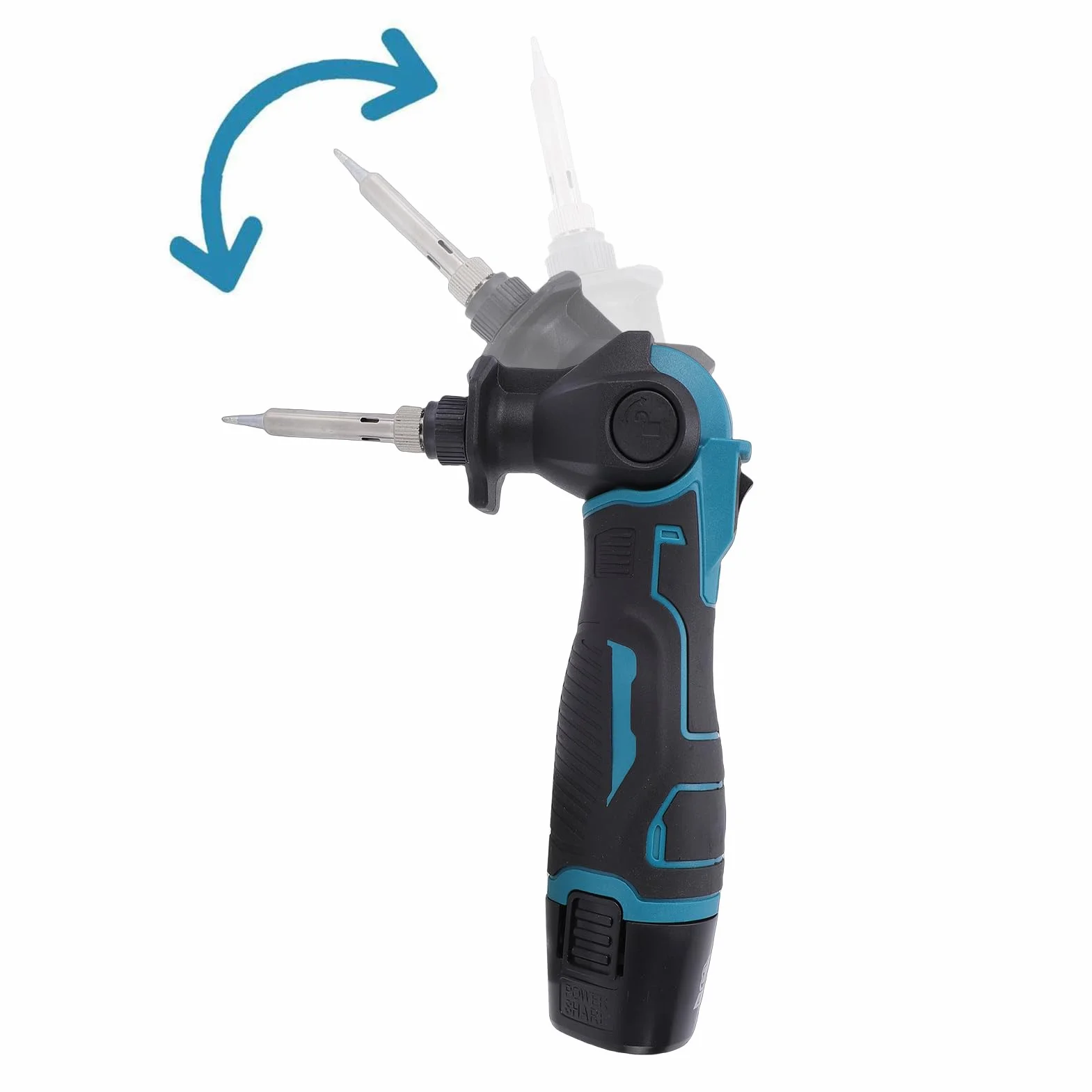 Jectse Kit Saldatore a Batteria Ricaricabile Portatile, Riscaldamento Rapido, 2 Batterie, 220V