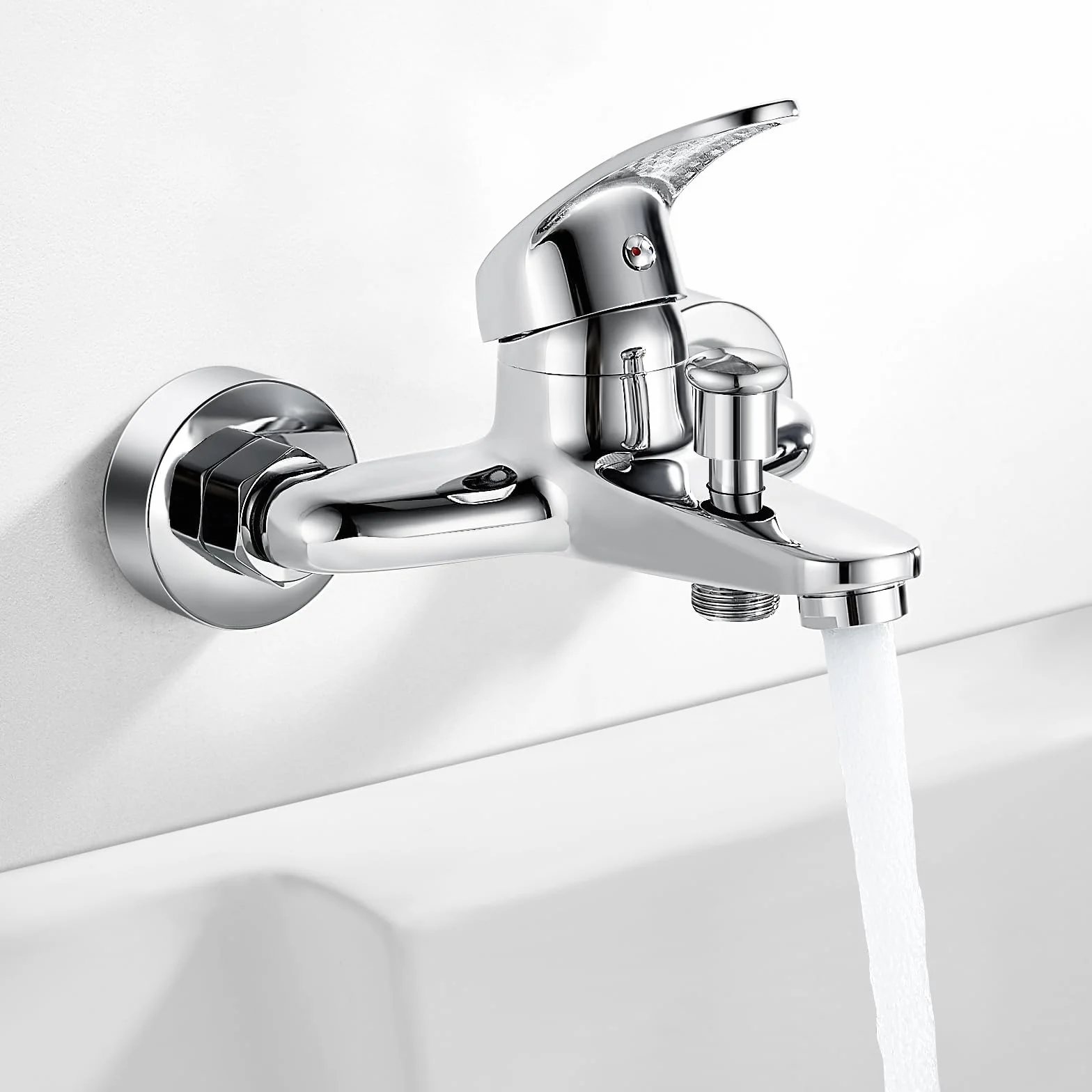 Miscelatore monocomando per Vasca da Bagno, Rubinetto Cromo