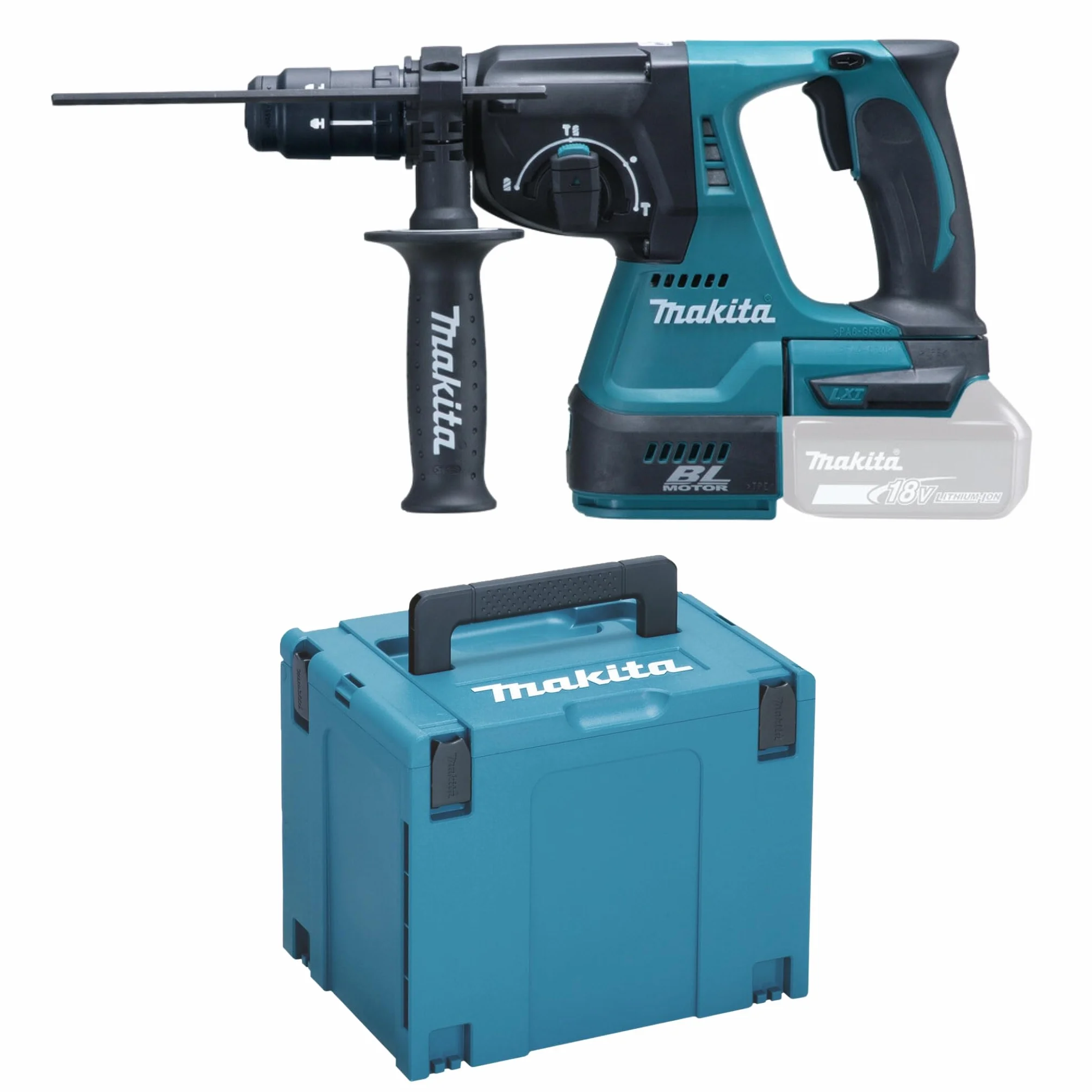 Makita DHR243ZJ Tassellatore SDS-Plus 18V 2,0 J Brushless 3 Funzioni MAKPAC