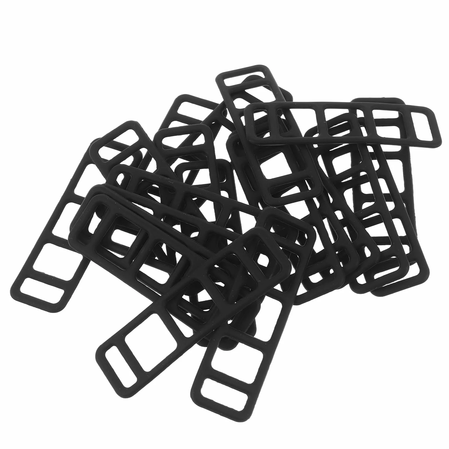 Supporti Elasticizzati in Gomma Facile da Usare Ampia Compatibilità Set 20 Pezzi per Montaggio Dash Cam su Specchietto Retrovisore Auto per Registratori di Guida