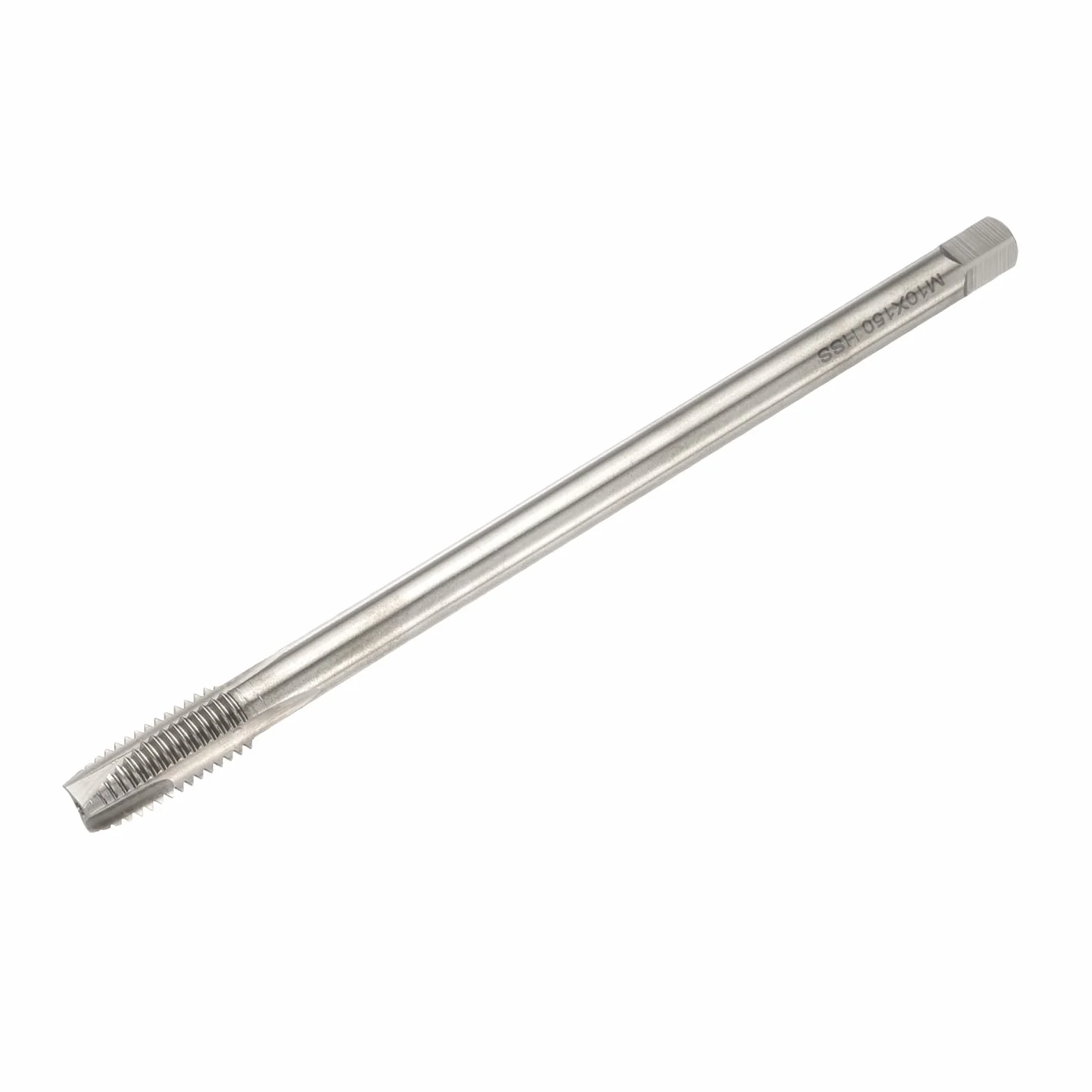 QUARKZMAN Maschio Filettato M10 x 1,5 H2 Extra Lungo 150 mm, Maschi per Macchine Acciaio Rapido