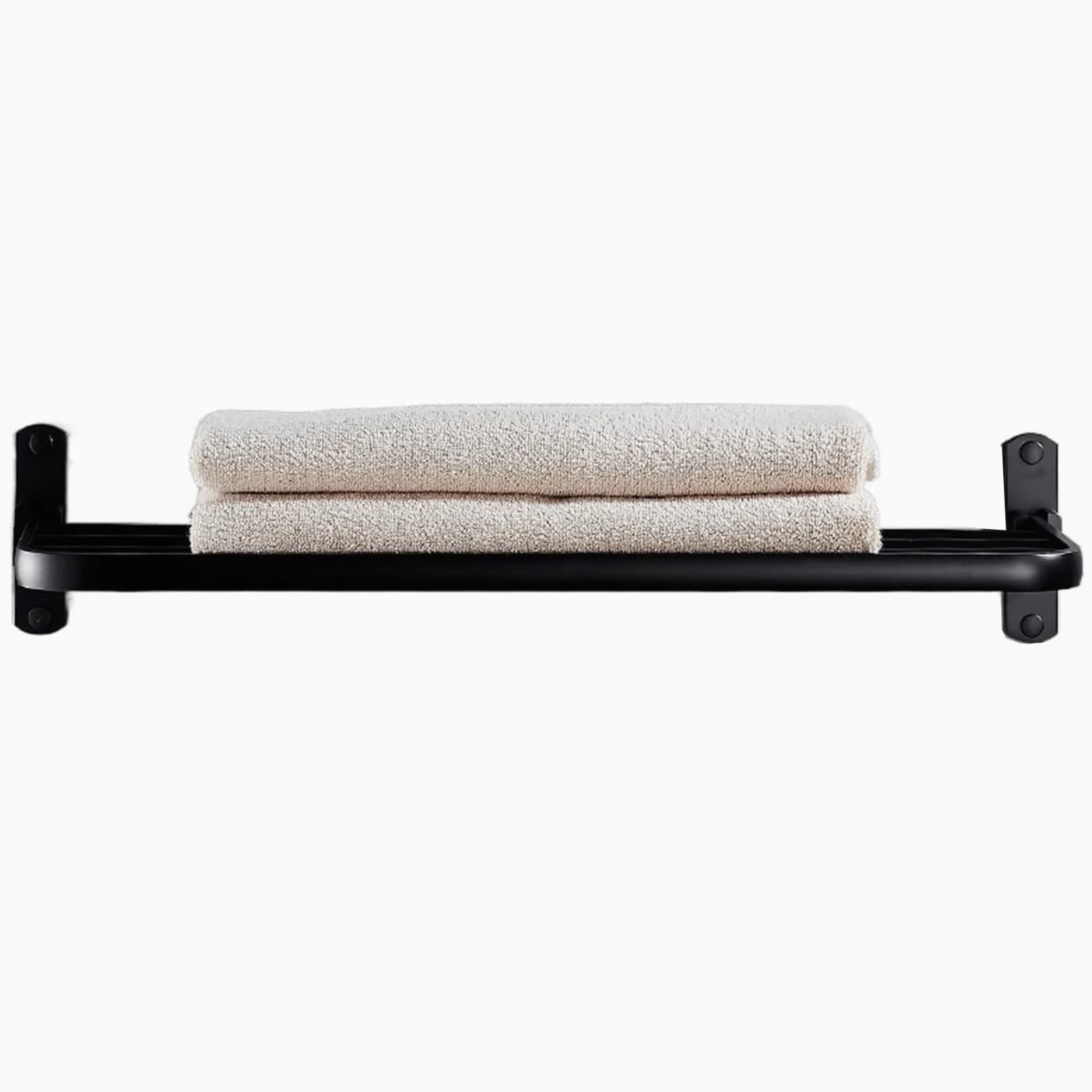 Mensola portasciugamani Portasciugamani 40/50 / 60cm, Porta Asciugamani da Bagno Portasciugamani a Parete per Bagno o Cucina (Dimensioni : 50cm)