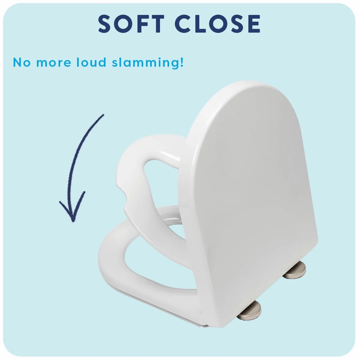 Croydex WL112322H - Sedile WC Hilier, colore: Bianco