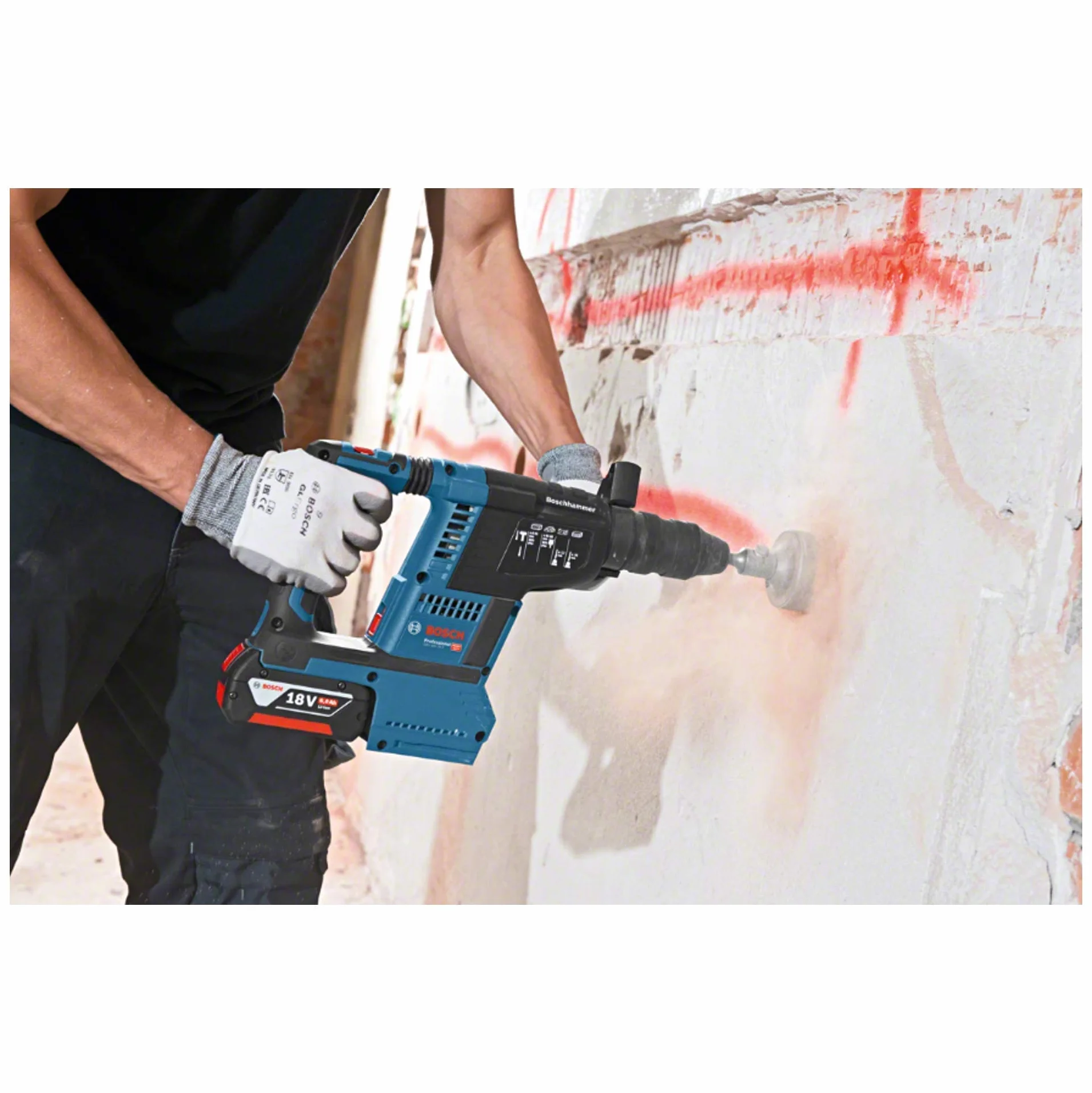 Bosch Professional GBH 18 V-26 Nudo L-BOXX 18V Blu Navy
