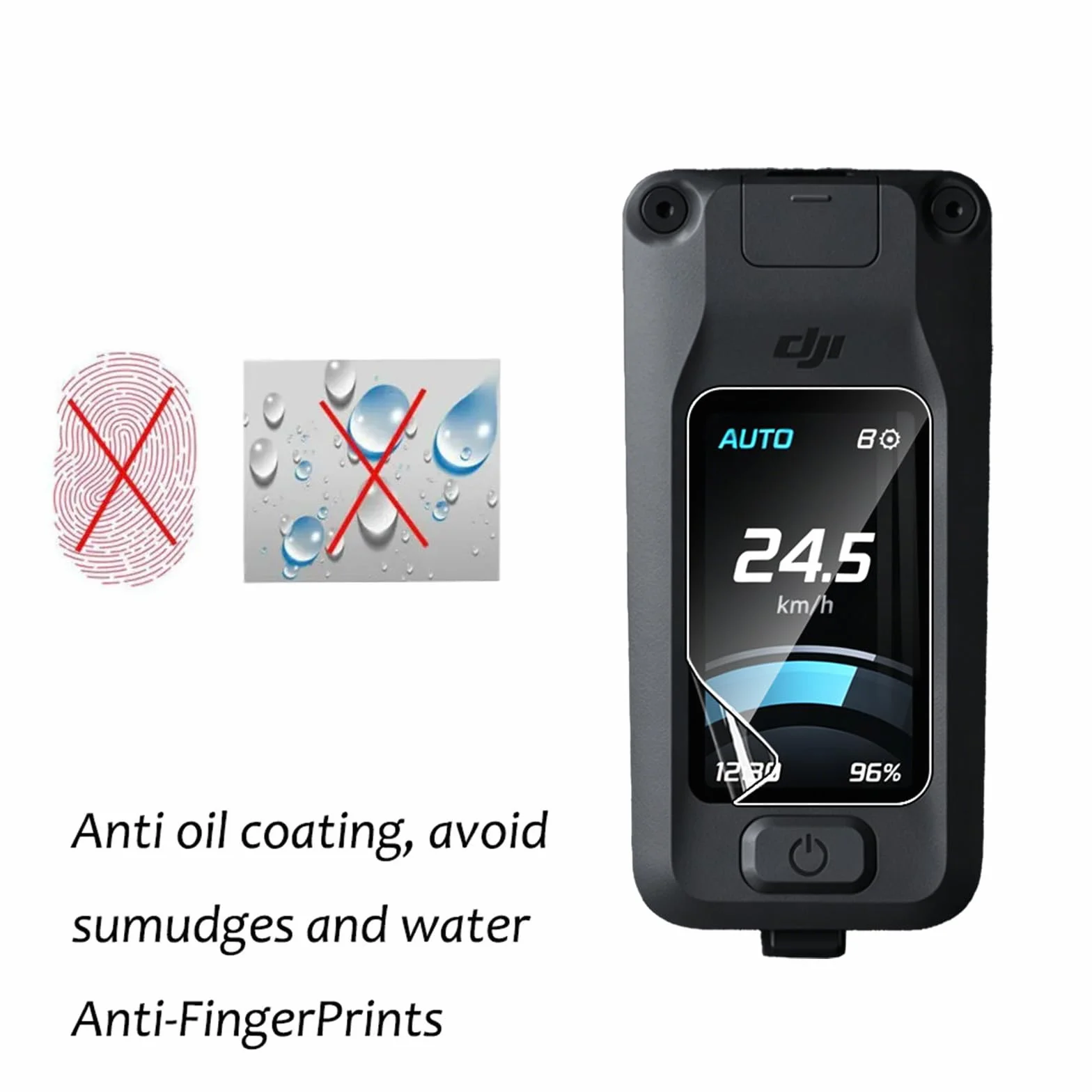 MEMELOKA Pellicola per Amflow DJI Avinox, 3 Pezzi HD AntiGraffio Pellicola Protettiva TPU Flessibile, Sensibile al Tatto e Senza Bolle con Cornice di Allineamento