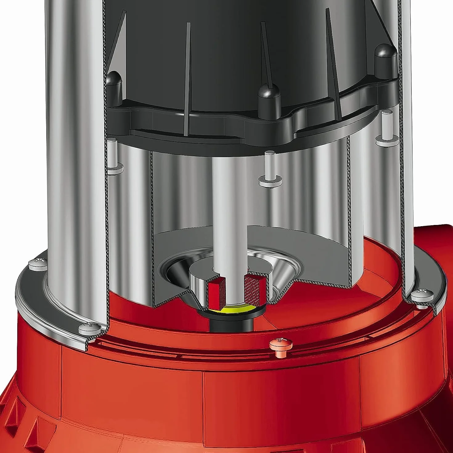 Einhell Pompa per acque scure GC-DP 1020 N (1000W, corpo estraneo Ø20mm, portata 18.000L/h, interruttore a galleggiante, maniglia per il trasporto, inclusi attacchi universali)