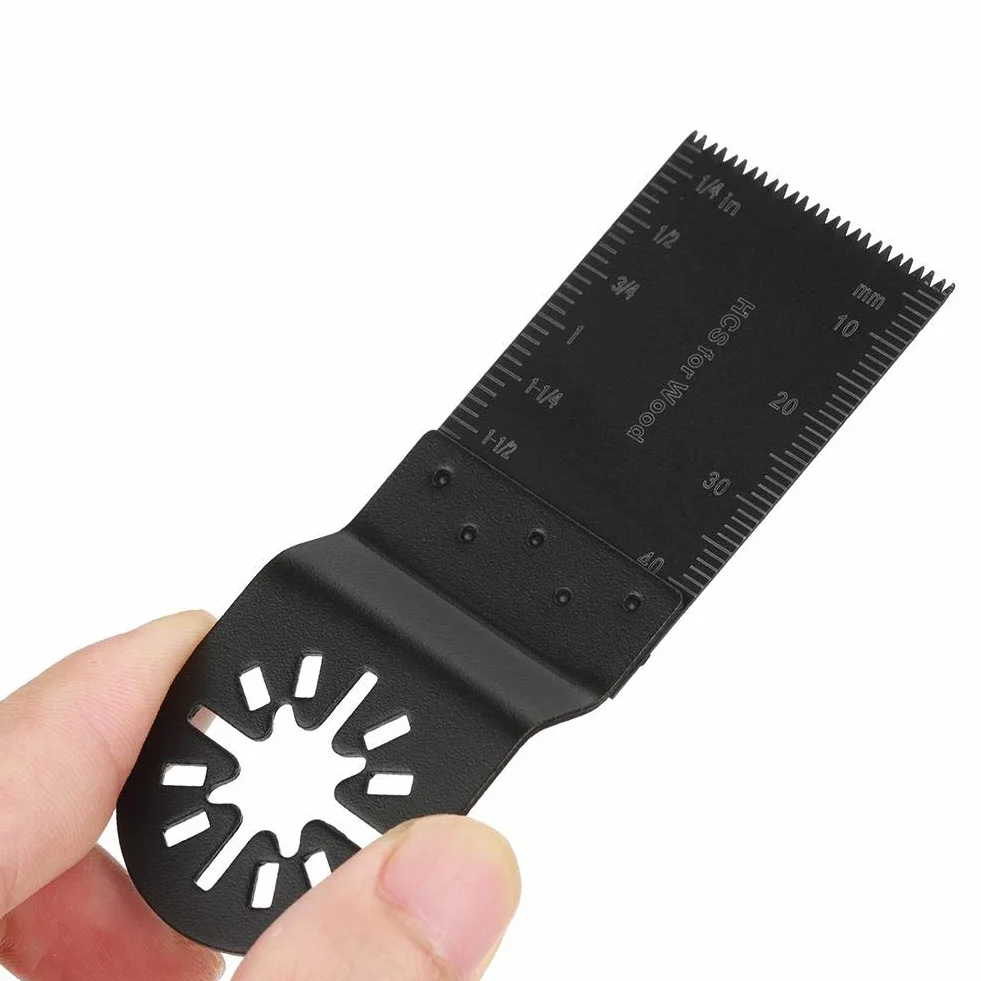 Kit di lame per multiuso multiuso 20 lame per oscillanti universali 34 mm, con pennarelli integrati per il taglio
