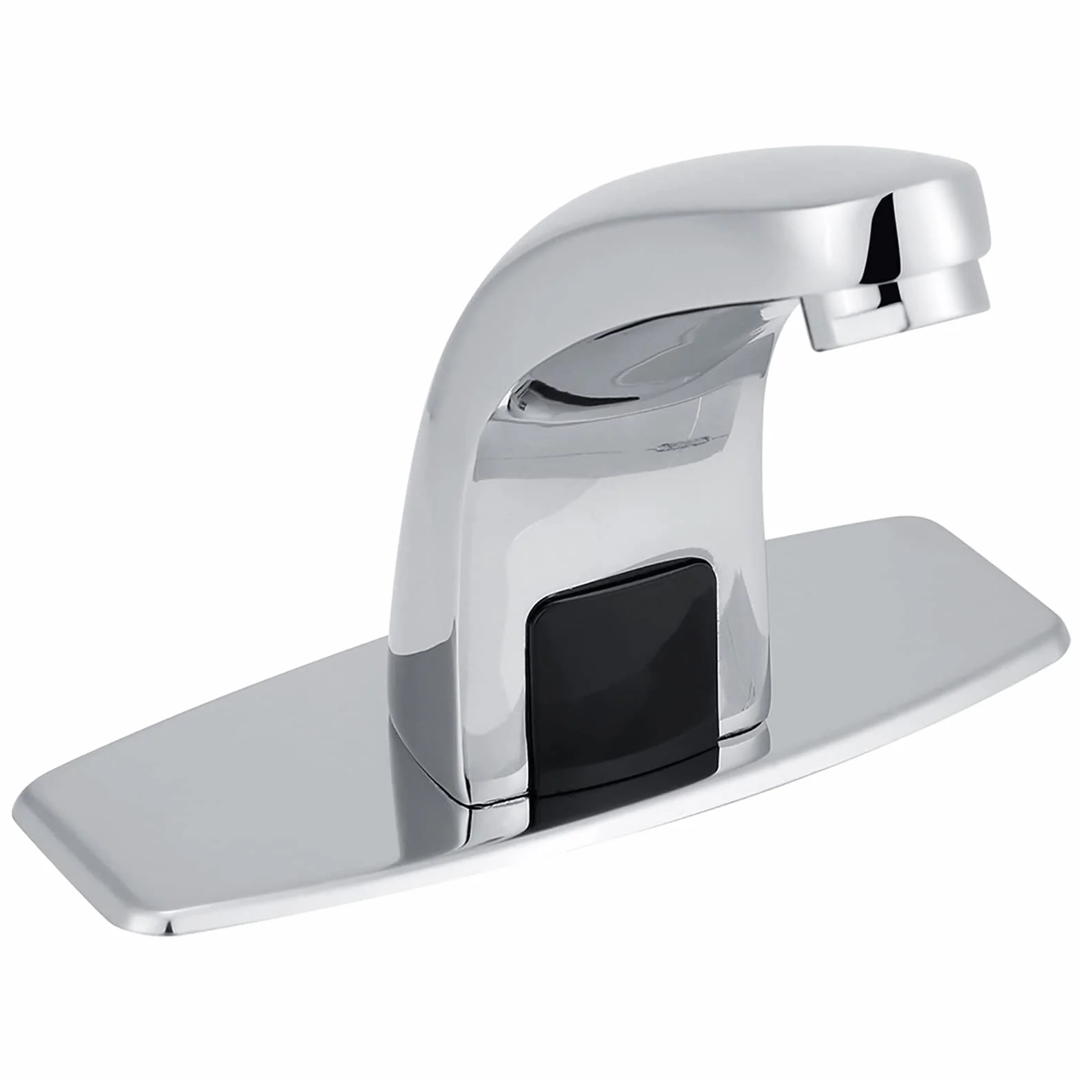 Rubinetto Automatico con Sensore a Infrarossi - Lavello Acqua Fredda con Scatola di Controllo, Touchless Bagno a Mani