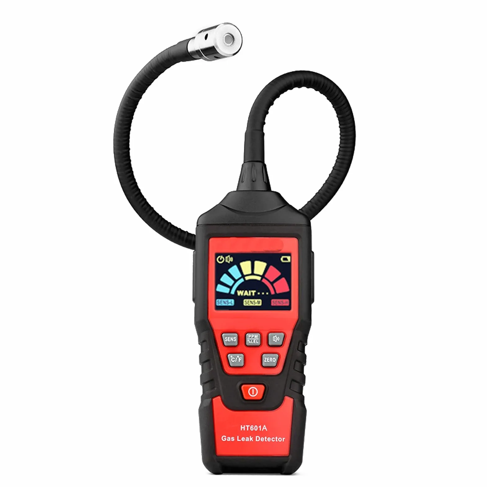 Misuratori della qualità dell'aria, Analizzatore di gas digitale rilevatore di perdite di gas PPM Tester naturale infiammabile e infiammabile del tester naturale e allarme luminoso HT601A HT601B 9999