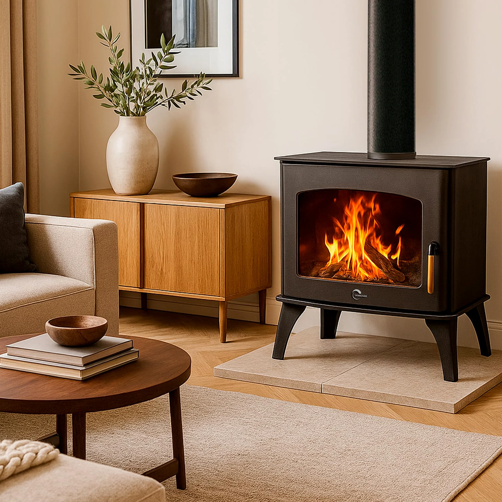 Stufa a legna Dita 13,1 kW tronco 63 cm Sannover