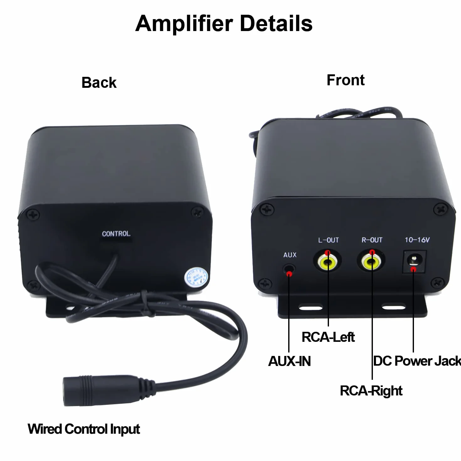 iMESTOU Amplificatore per Moto con AUX, MP3, Radio FM, 4 Pollici Full Range Impermeabile Bluetooth Altoparlanti Stereo Adatto per Manubrio Moto ATV UTV RZR