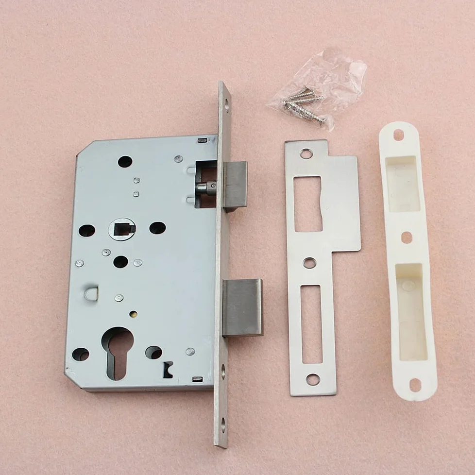 Serratura Porta Serratura da infilare for porte esterne Sicurezza in acciaio inossidabile hardware for for camera letto(60mm)