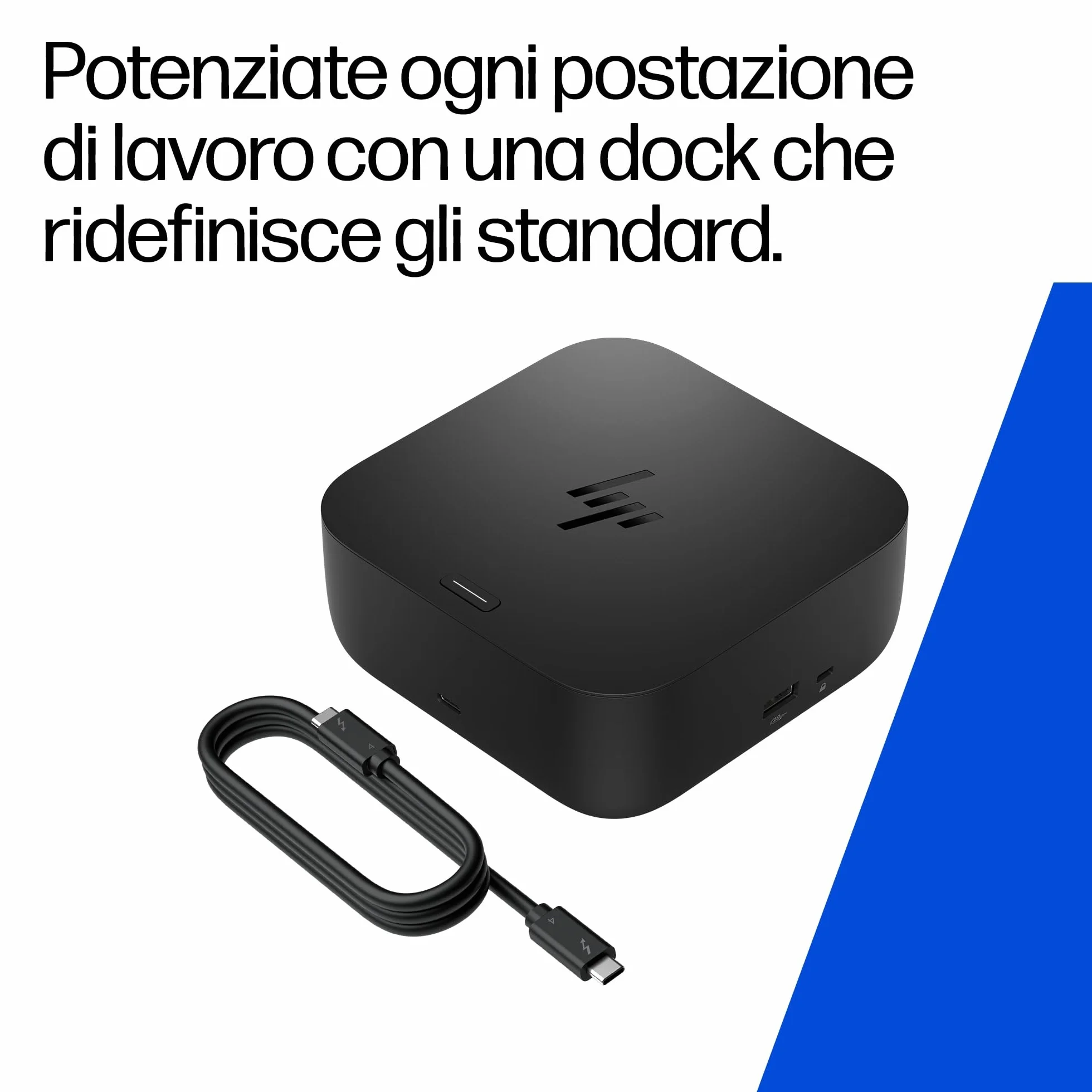 HP USB-C 100W G6 Dock Clr Bx w/Cbl ITL - Abba (Amazon Only)