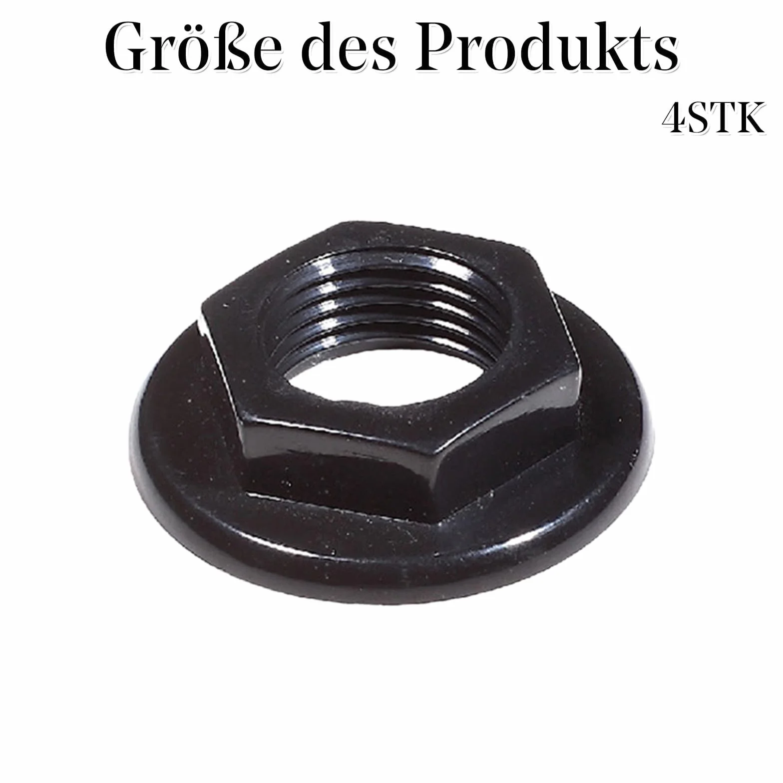 4 Pezzi Sink Tap Back Nut 1/2" BSP Plastic Black Accessories for Bathroom Basin Taps Mixers