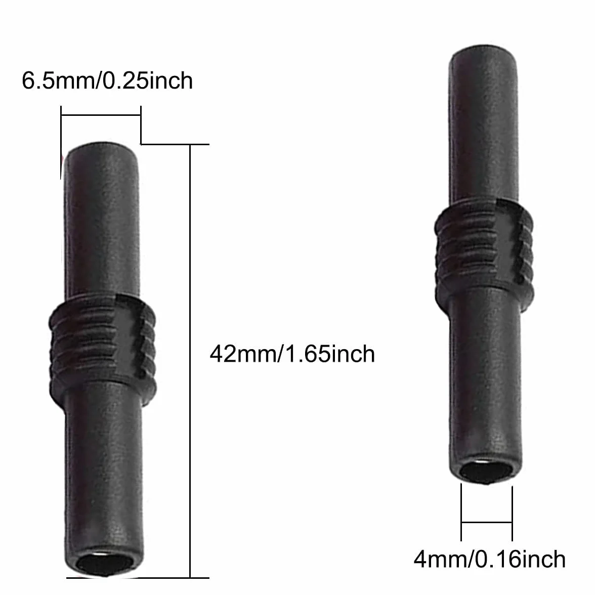 RUNCCI-YUN 12 Pz accoppiatore a Banana Isolato, Femmina a Femmina Doppia Banana Presa Elettronica connettore 4mm Spina a Banana collegare accoppiatore, Adattatore di Estensione Spina F-F