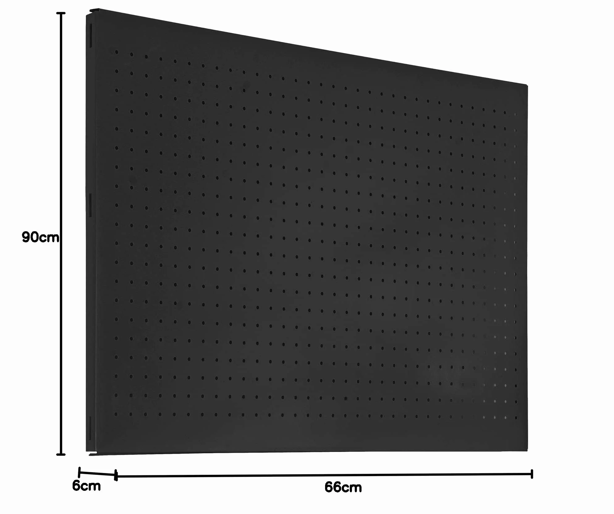 Cofan Pannello porta-utensili in acciaio 90 x 60 cm con 8 ganci