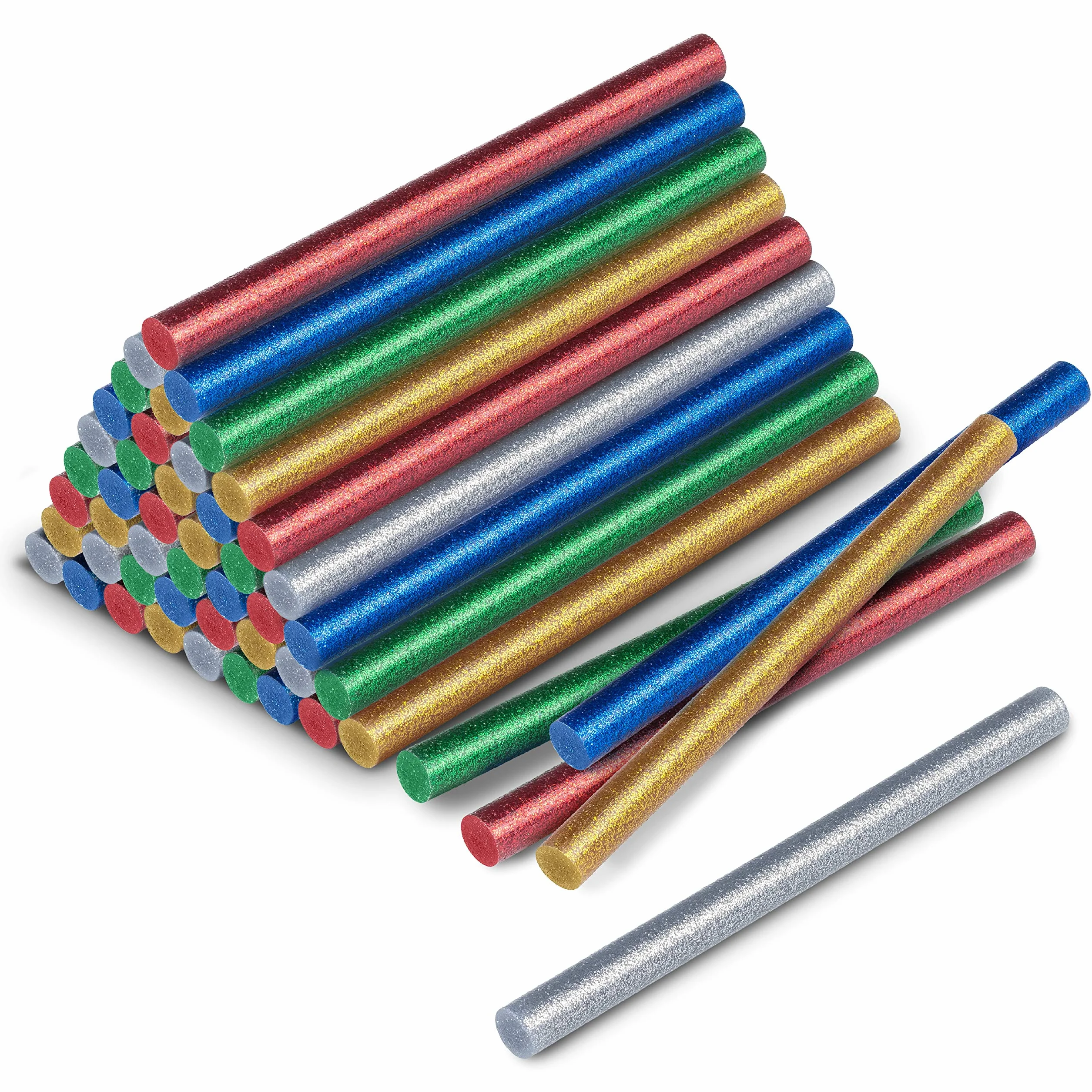 Stick di colla a caldo glitter 50 pezzi Ø 11 mm
