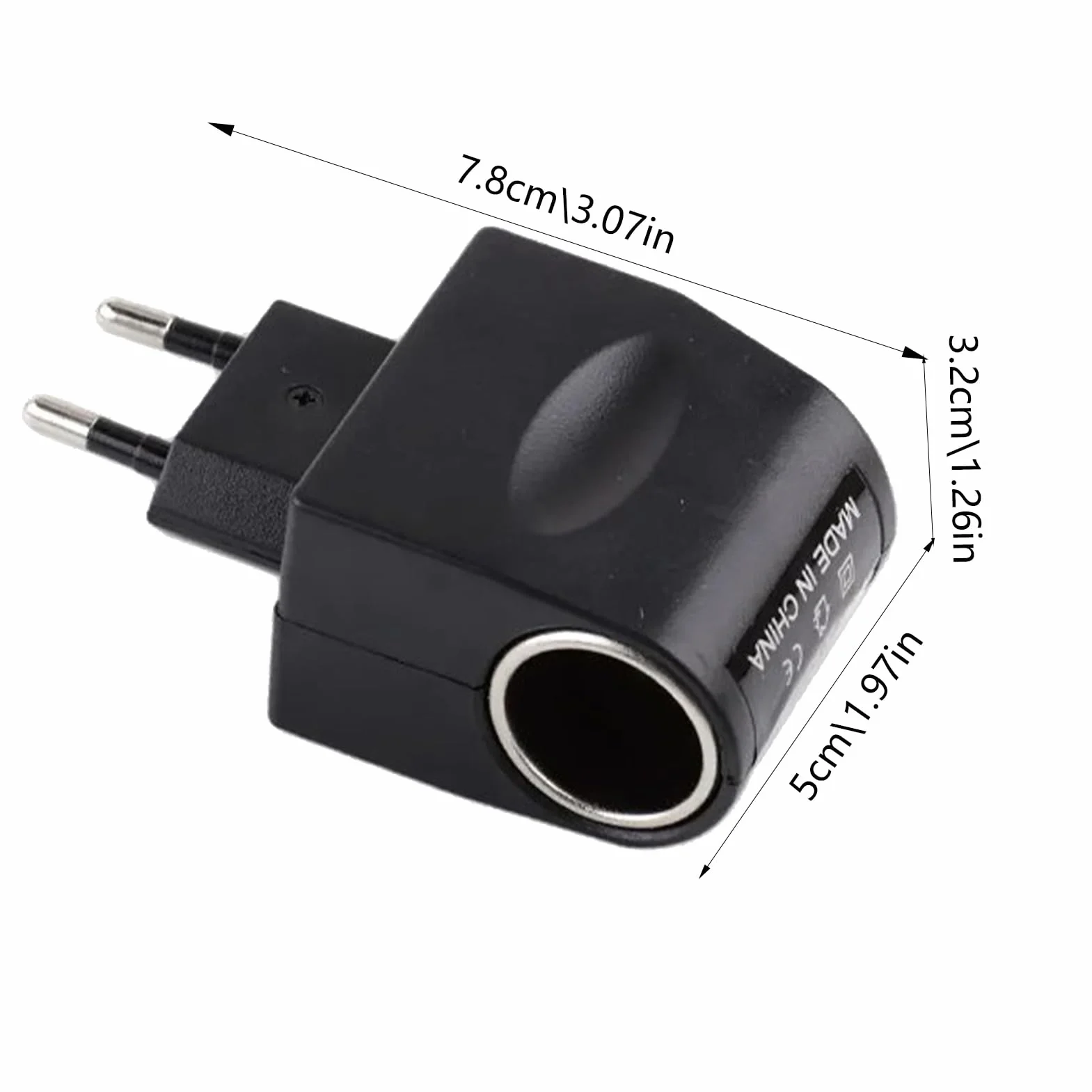 Adattatore a più leggera, adattatore per auto da 12 volt, 220 V su con display LED, convertitore leggero-AC/DC automobilistici Carader trasmettitori di radio, telefoni, autoventisilato