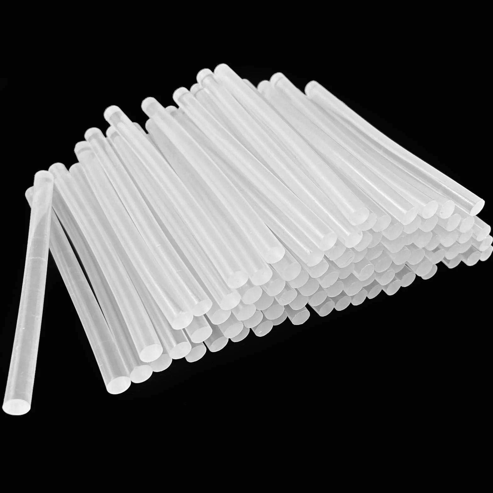 100 pezzi Colla a Caldo 7 x 100 mm Trasparente Bastoncini per Pistola a Colla Calda