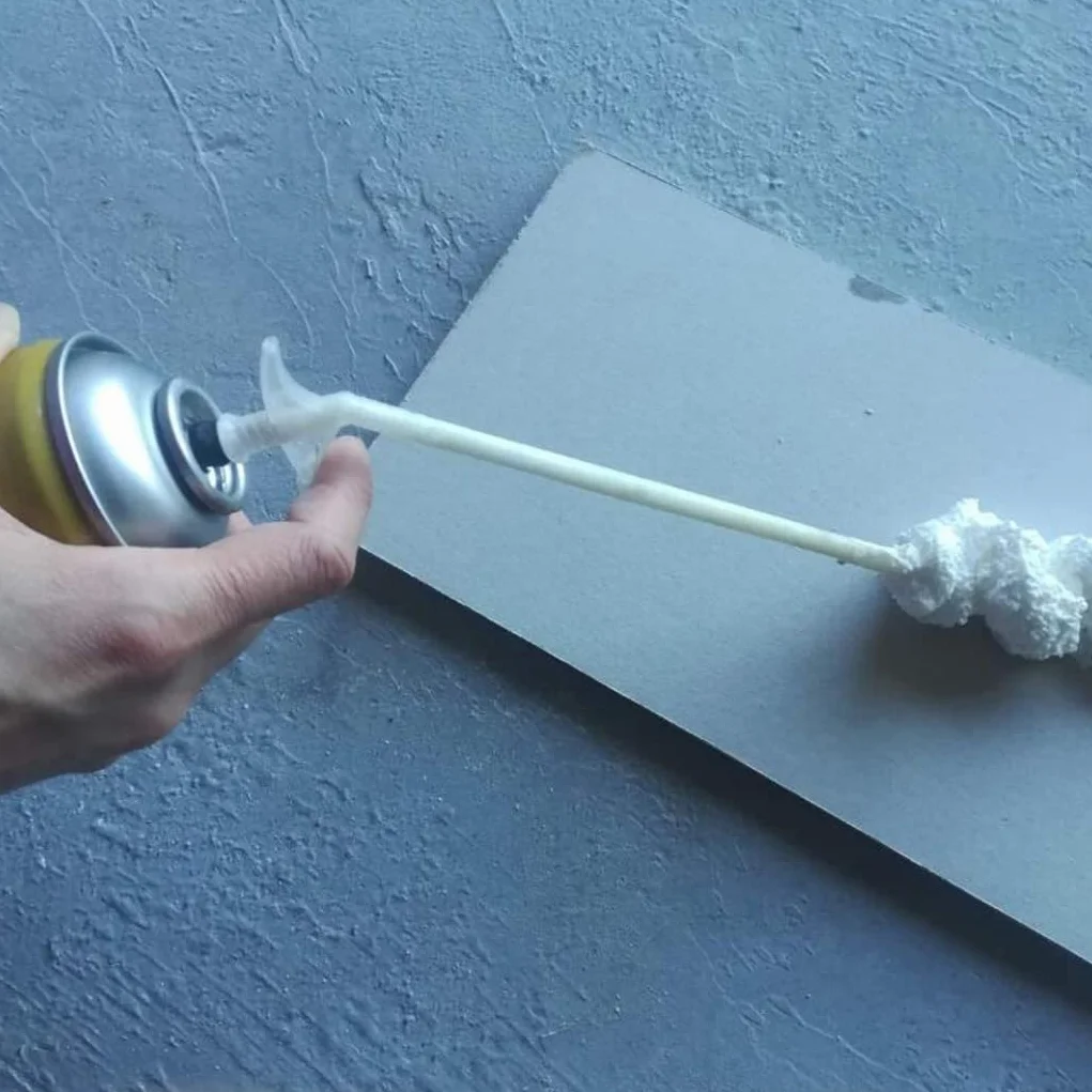 Schiuma Espansiva Spray 10 pz Tubi di Ricambio Ugello Riempitivo Isolante