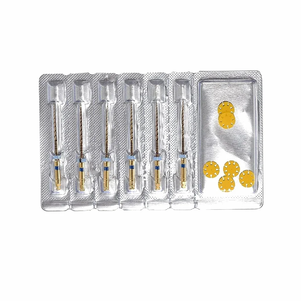 Easyinsmile X-Pro Gold Protaper NITI Rotary Files 6PCS Endo Controlled Memory F3 25MM